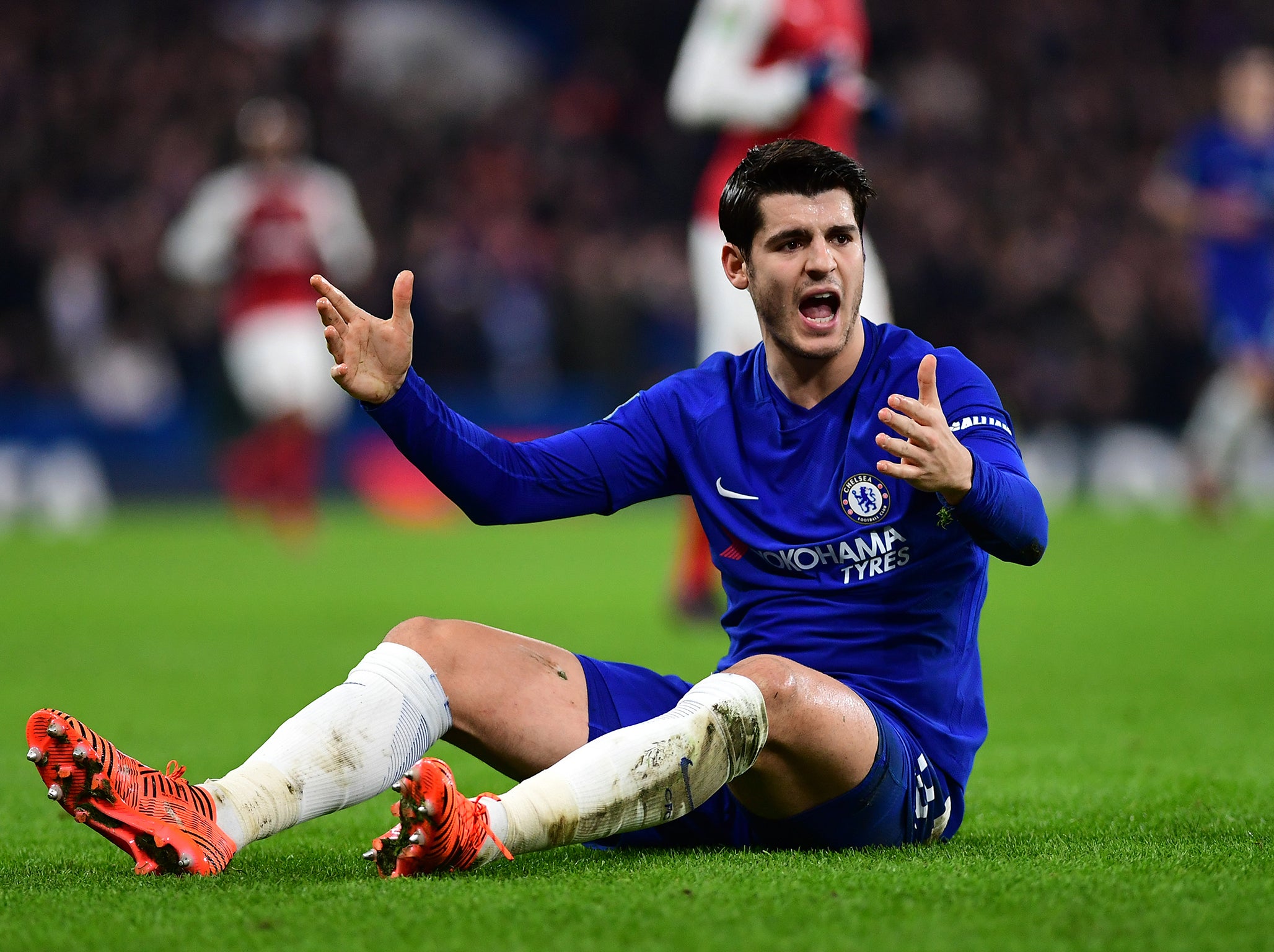 Álvaro Morata once again failed to hit the target