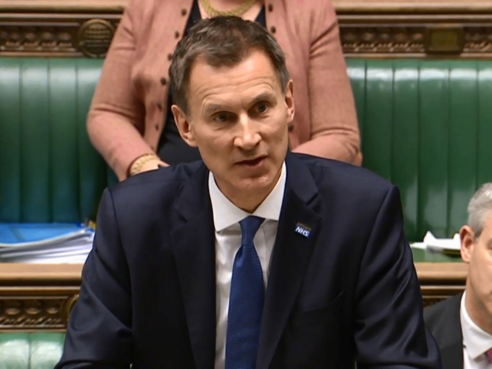 Health and Social Care Secretary Jeremy Hunt has been told the NHS budget needs to increase to £153bn by 2022/23