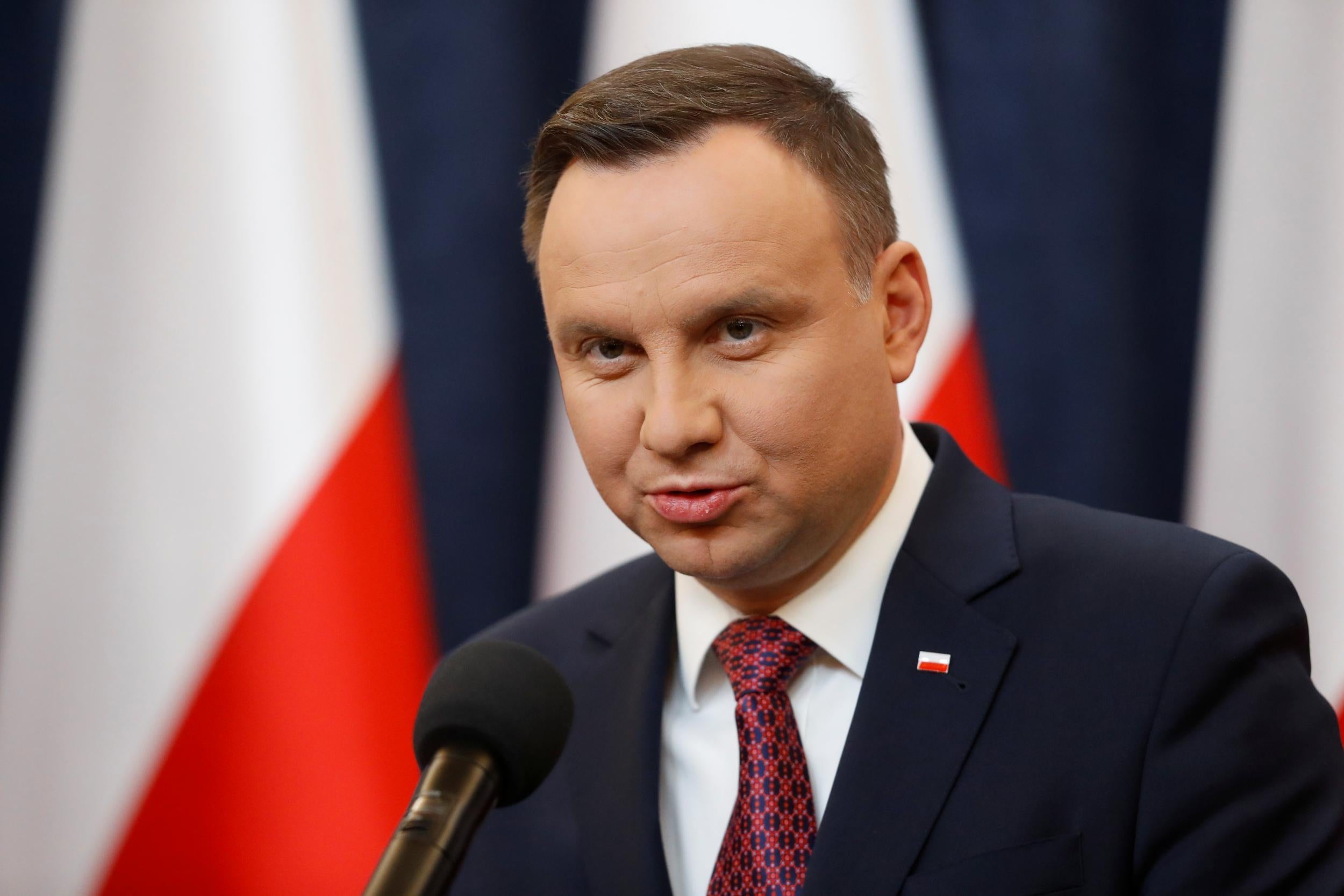 Poland’s President, Andrzej Duda, must now sign the law (Reuters)
