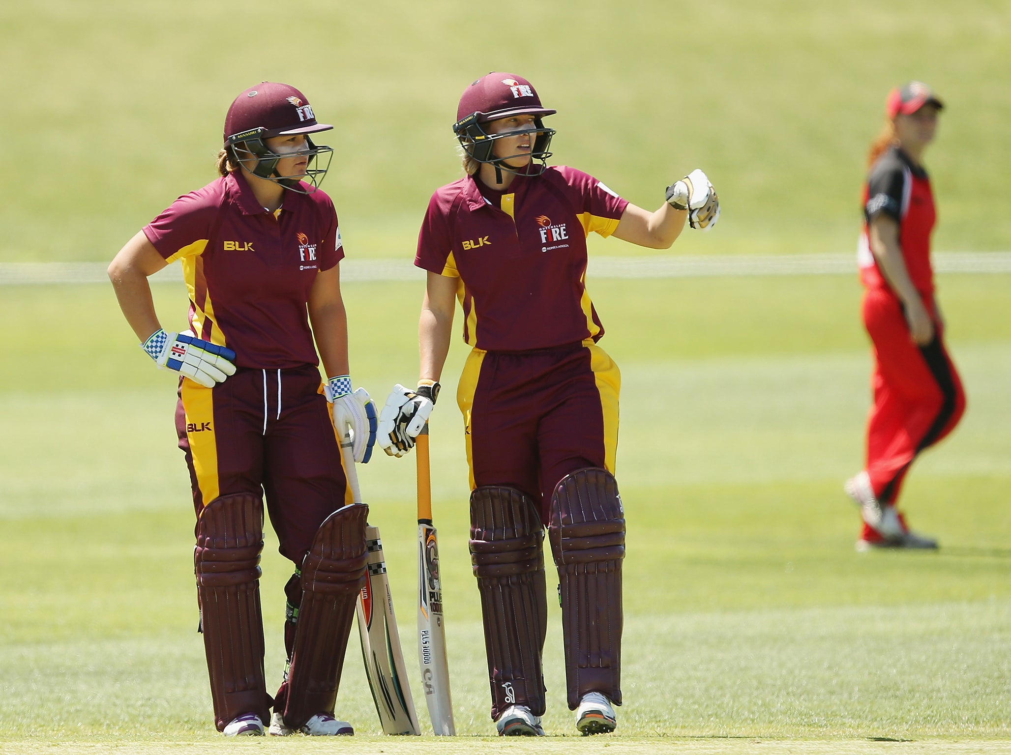 Barty in action for Queensland against South Australia