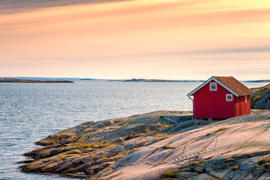 A cottage on Sweden’s west coast (Getty/iStock)