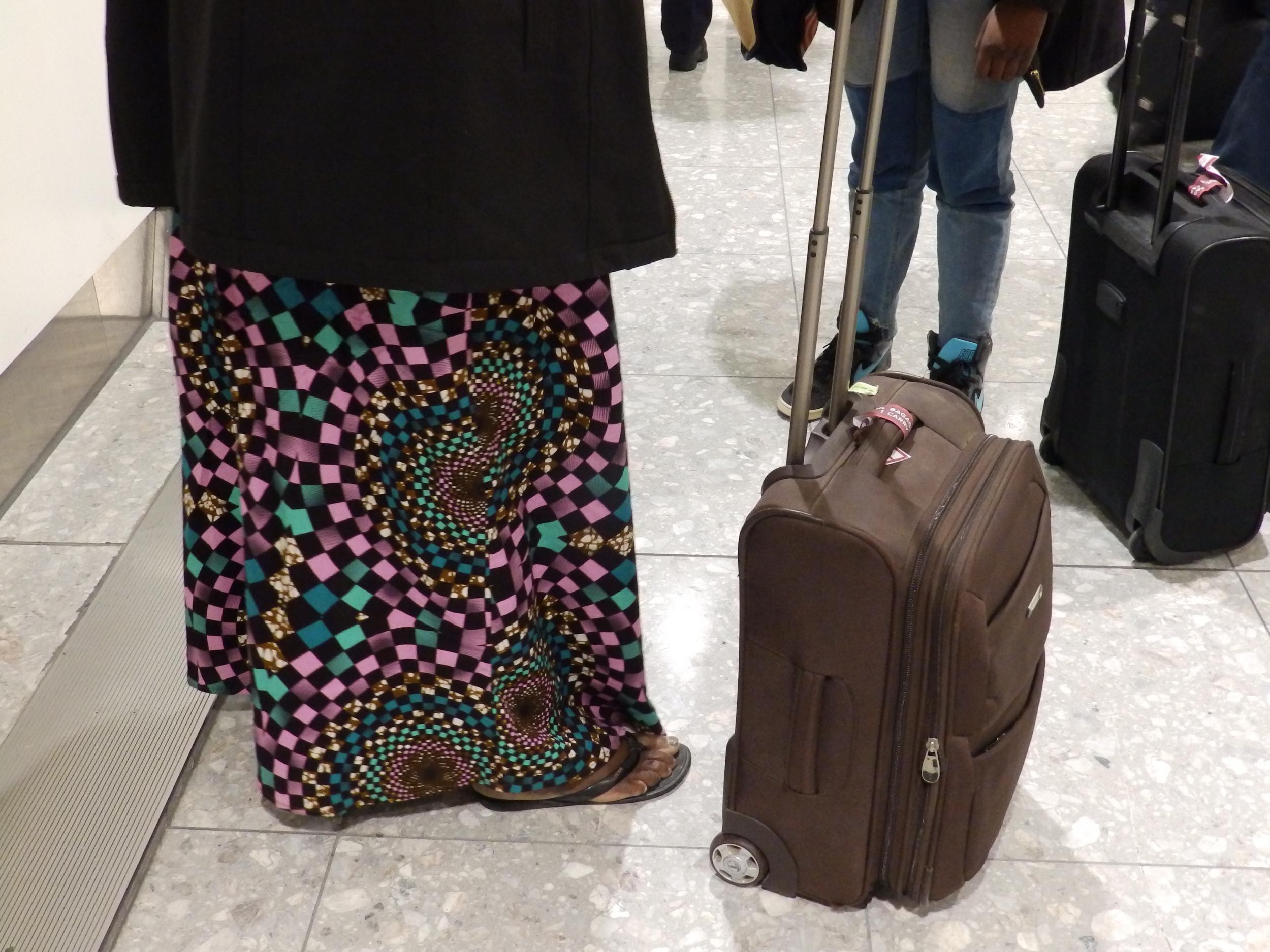 Passengers being spoken to during a previous Operation Limelight at Heathrow Airport on 11 January 2018