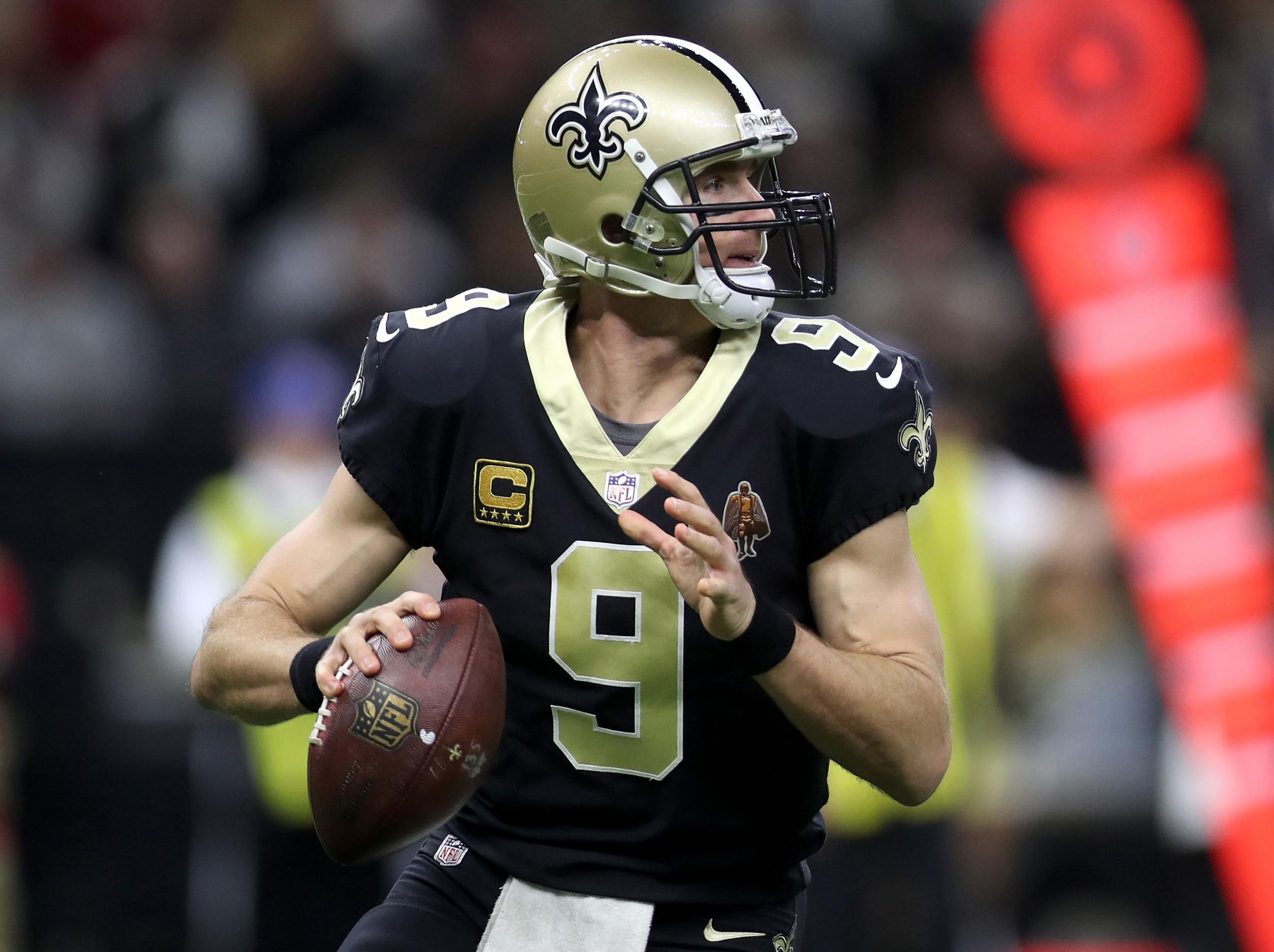 Brees and the Saints have home field advantage throughout the playoffs