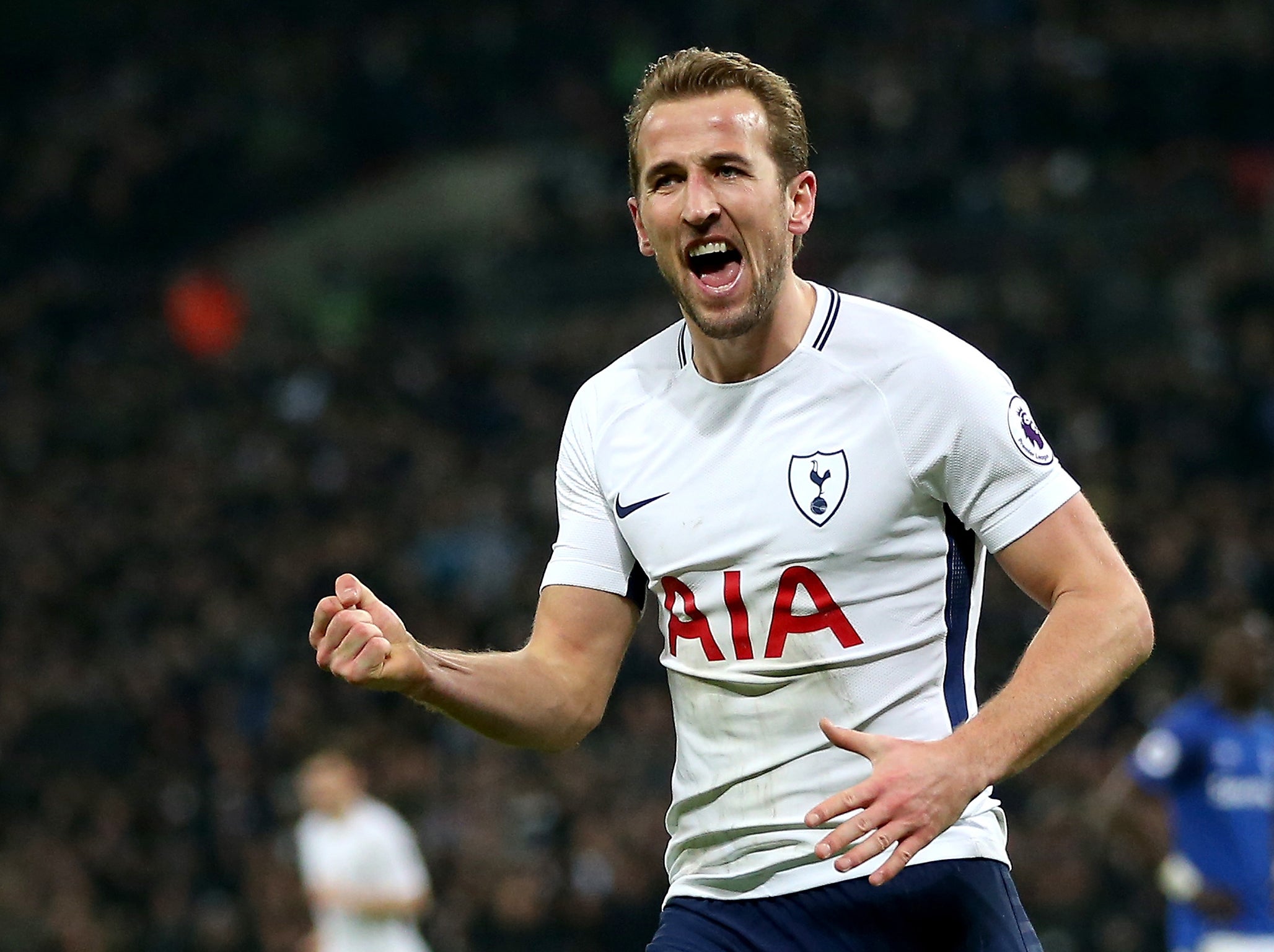 Harry Kane scored a brace as Tottenham beat Everton