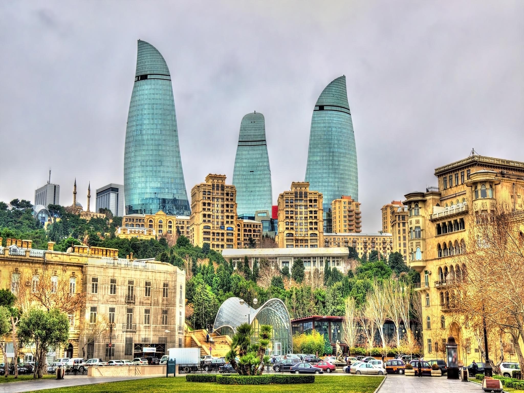 Baku is the capital and commercial hub of Azerbaijan with its coastline situated along the Caspian Sea