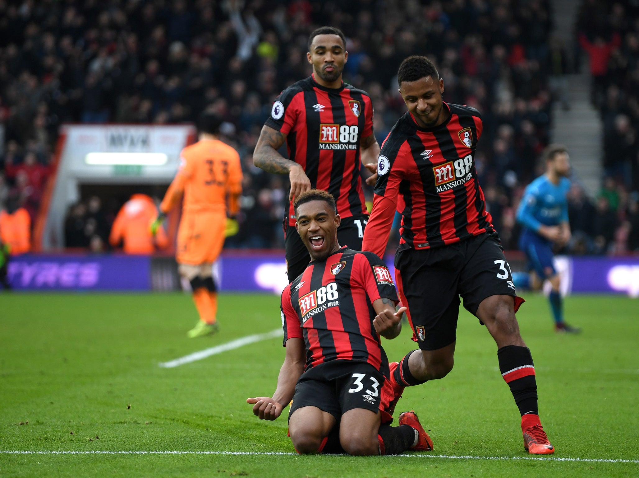 Jordon Ibe ended his barren run in front of goal