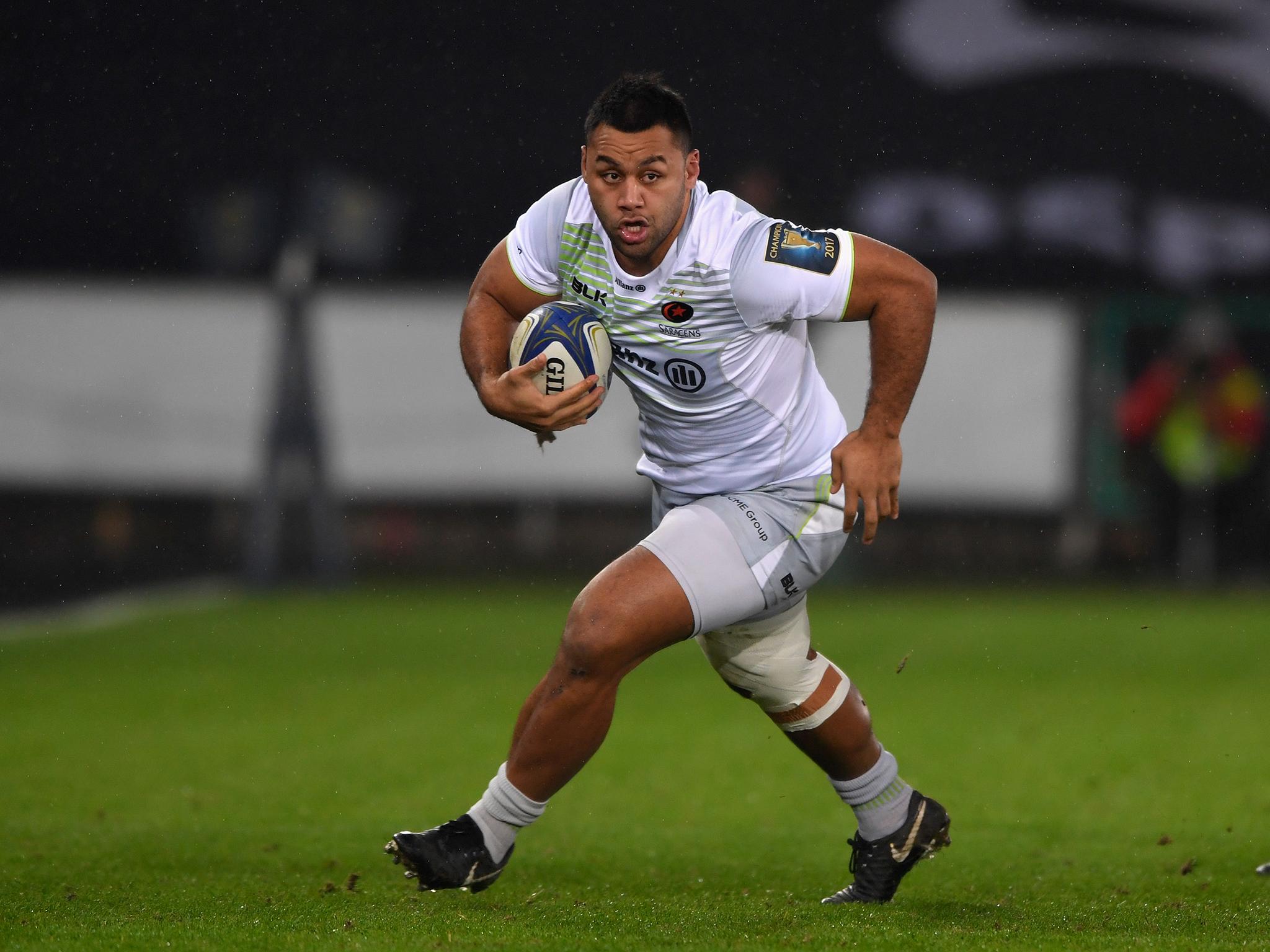 Billy Vunipola suffered a fractured forearm in the draw between Saracens and Ospreys in January