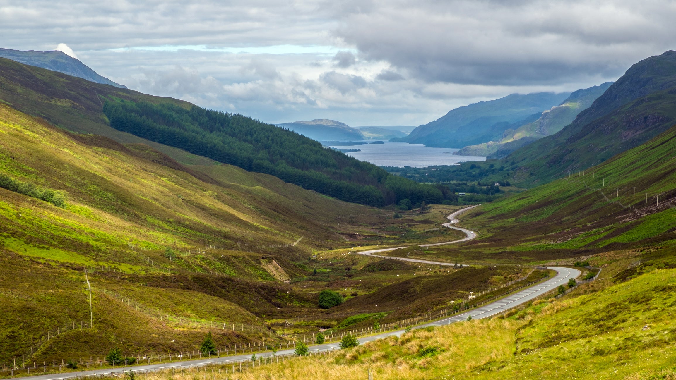 Loch Maree, on the Highland 500 route