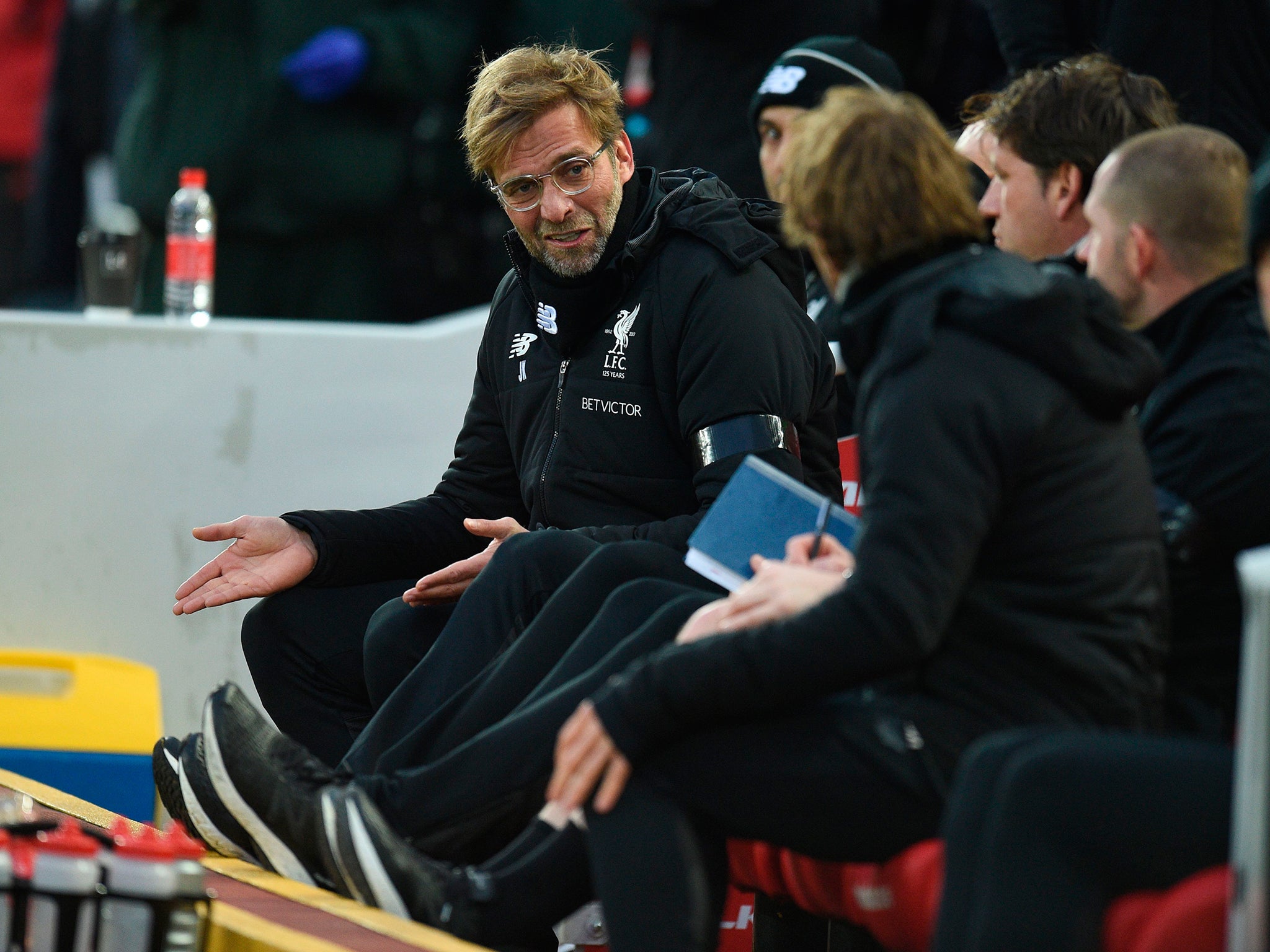 Klopp admitted that sitting off City and defending can feel like a 'lottery'