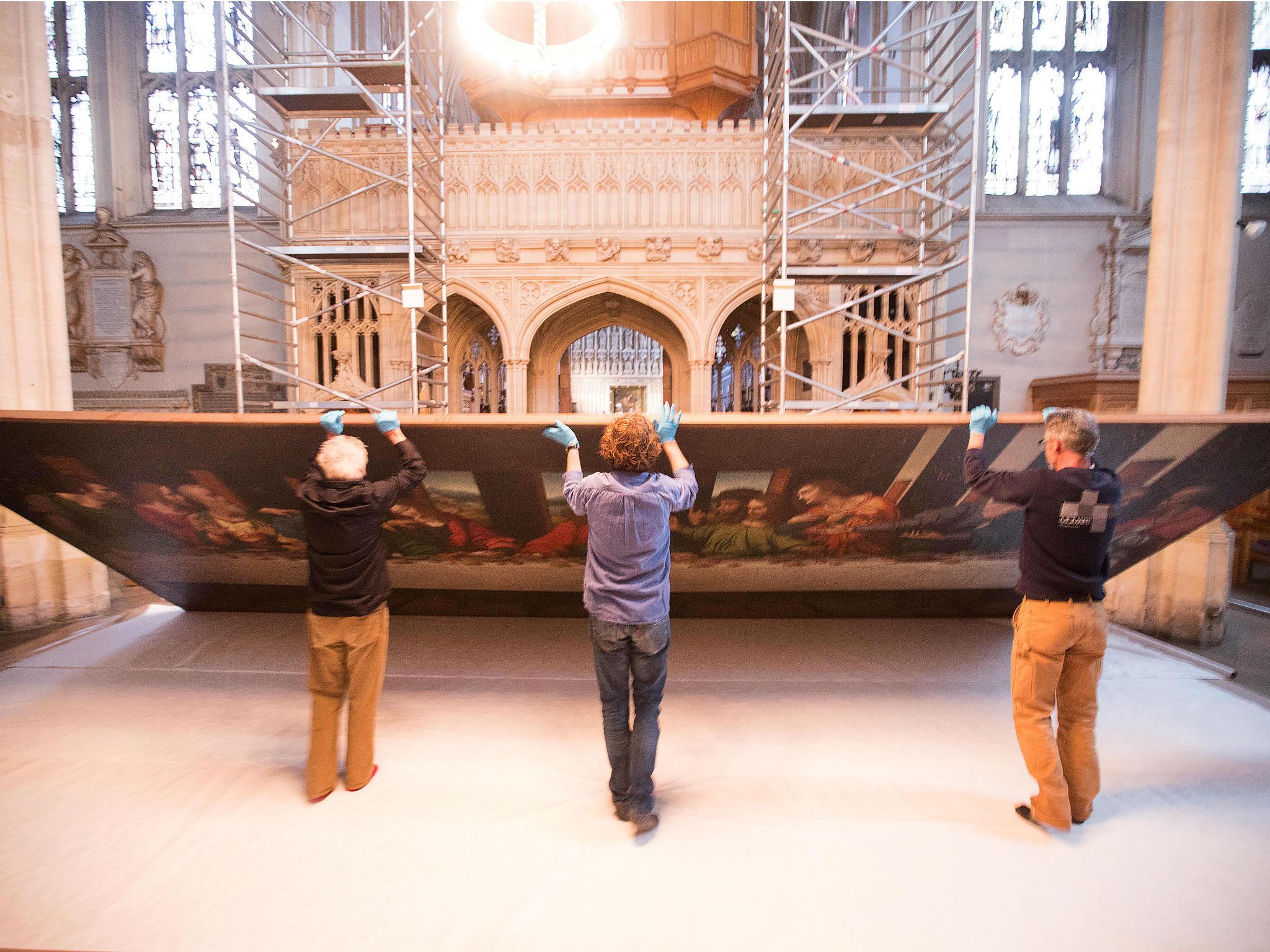 A copy of Leonardo’s ‘Last Supper’ painted by his pupil Giampietrino will be on view at the Royal Academy from May