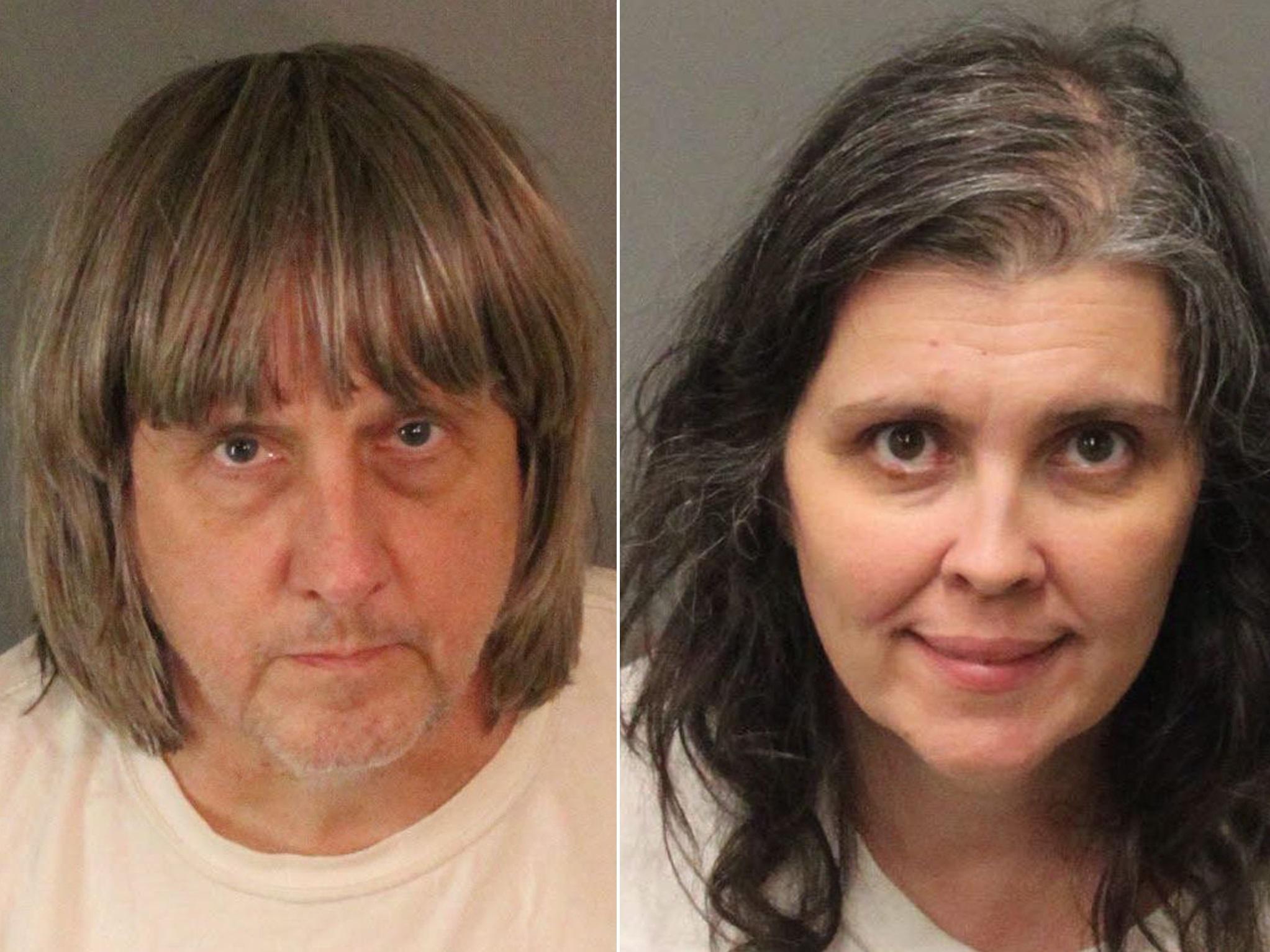 David and Louise Turpin, who have been charged with torture and child endangerment