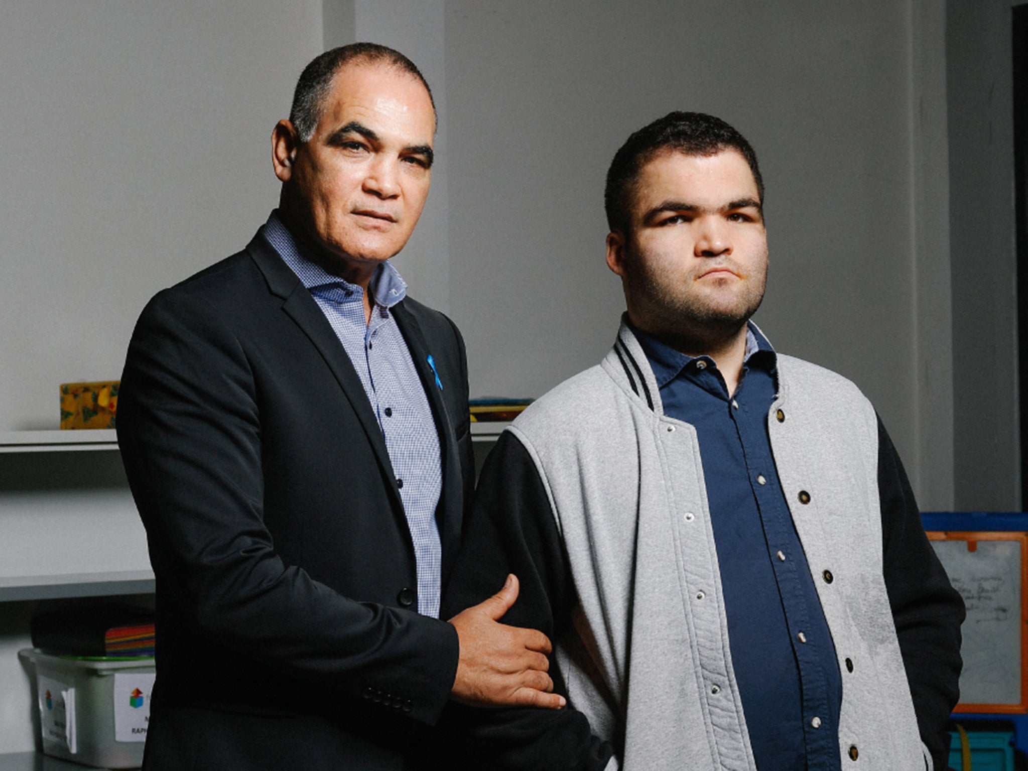 M’hammed Sajidi and his son, Samy