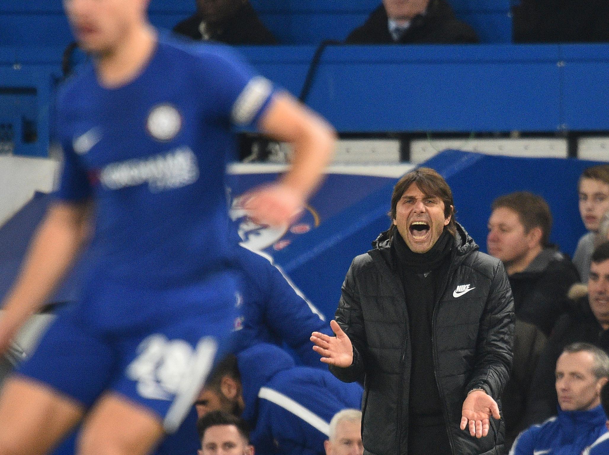 Antonio Conte's position at Chelsea has fallen under scrutiny