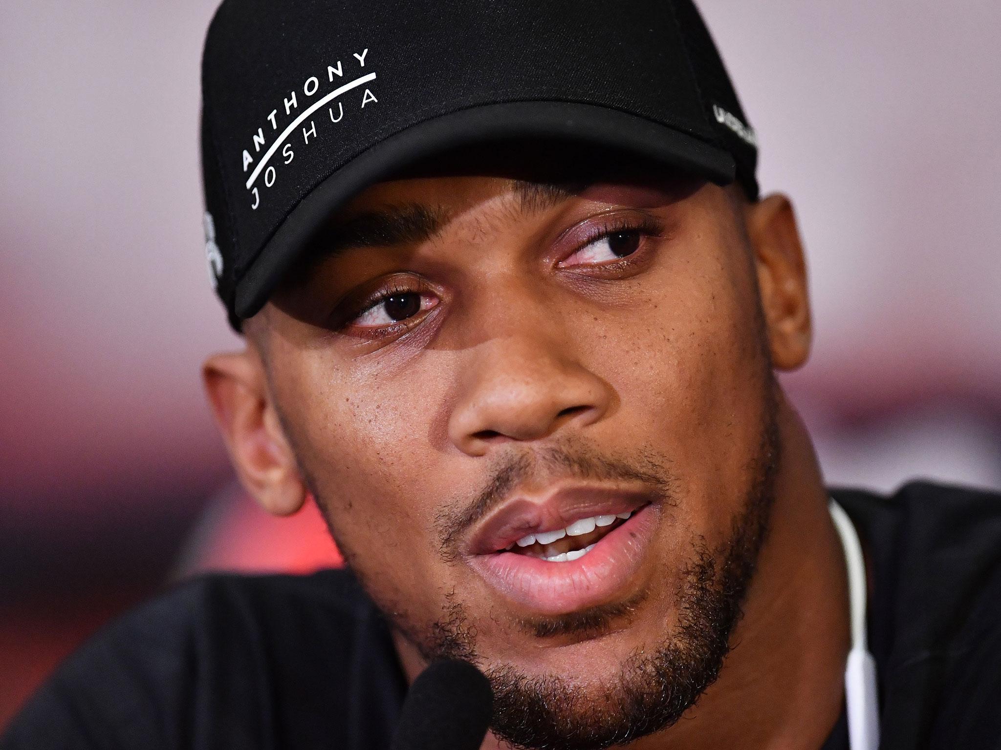 Joshua kept his cool when quizzed on Parker's claims