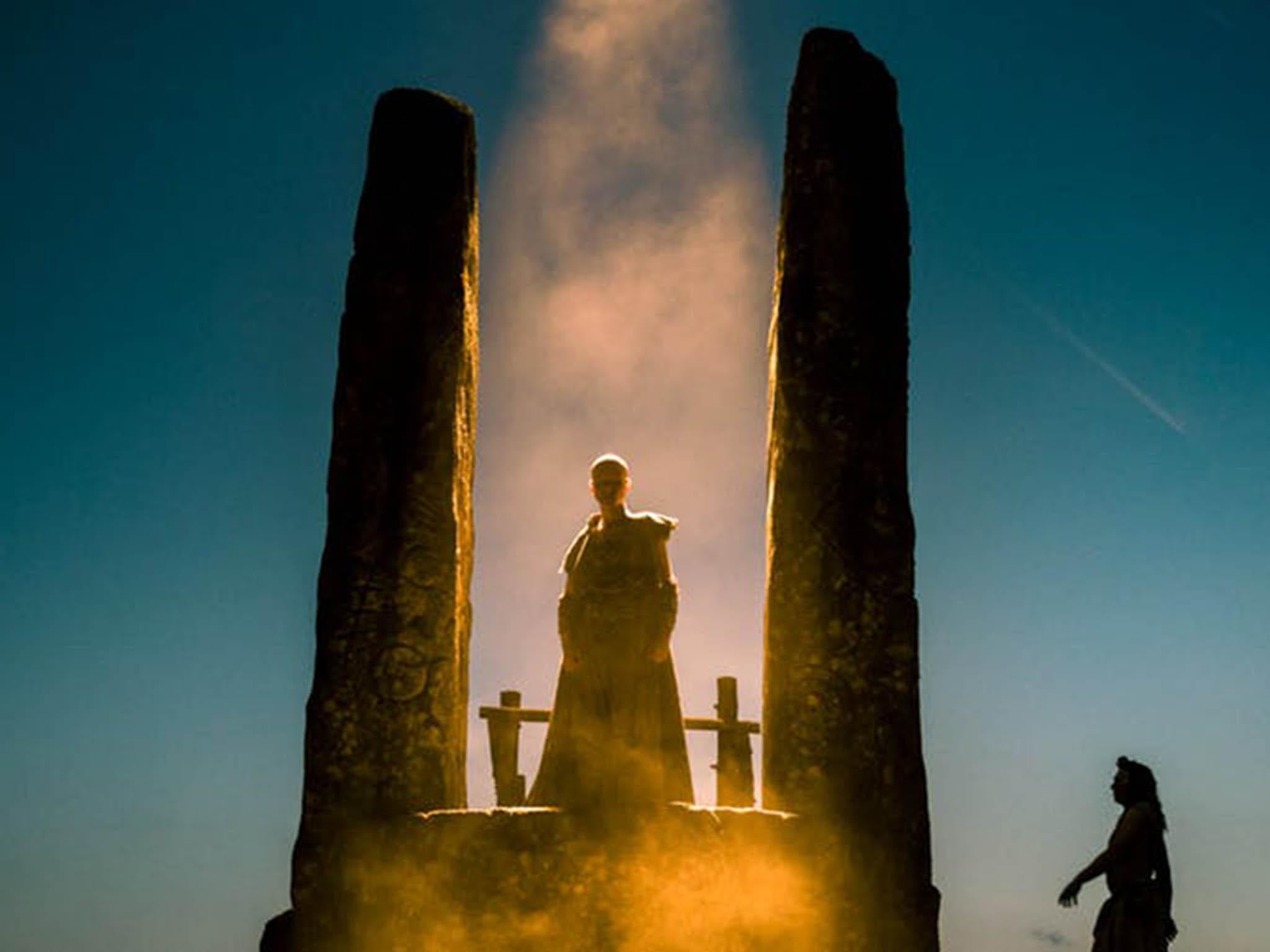 MacKenzie Crook as head Druid Veran in ‘Britannia’