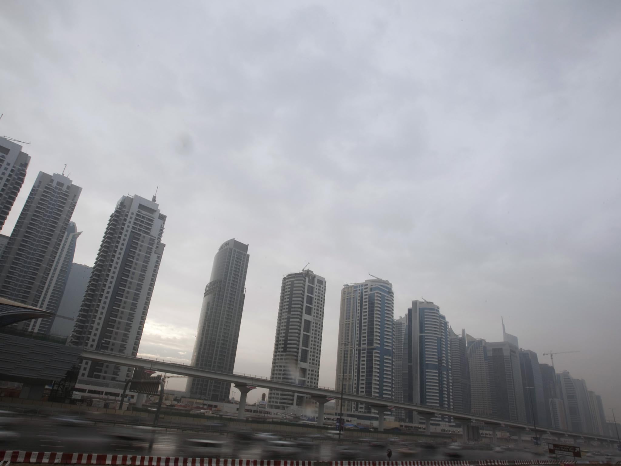 Unusual amounts of rainfall in countries like Dubai are causing an increasing amount of traffic accidents (Reuters)