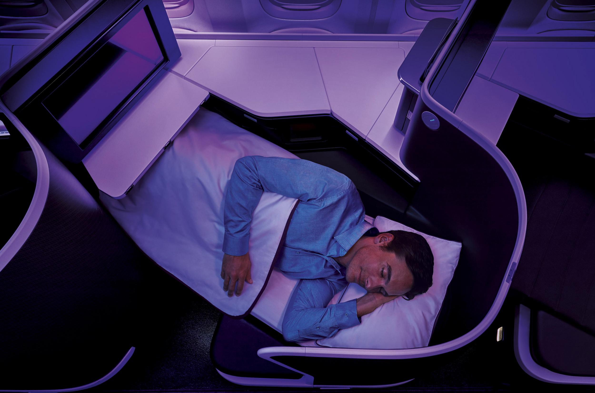 Seats in ‘The Business’ transform to 80in bed surfaces