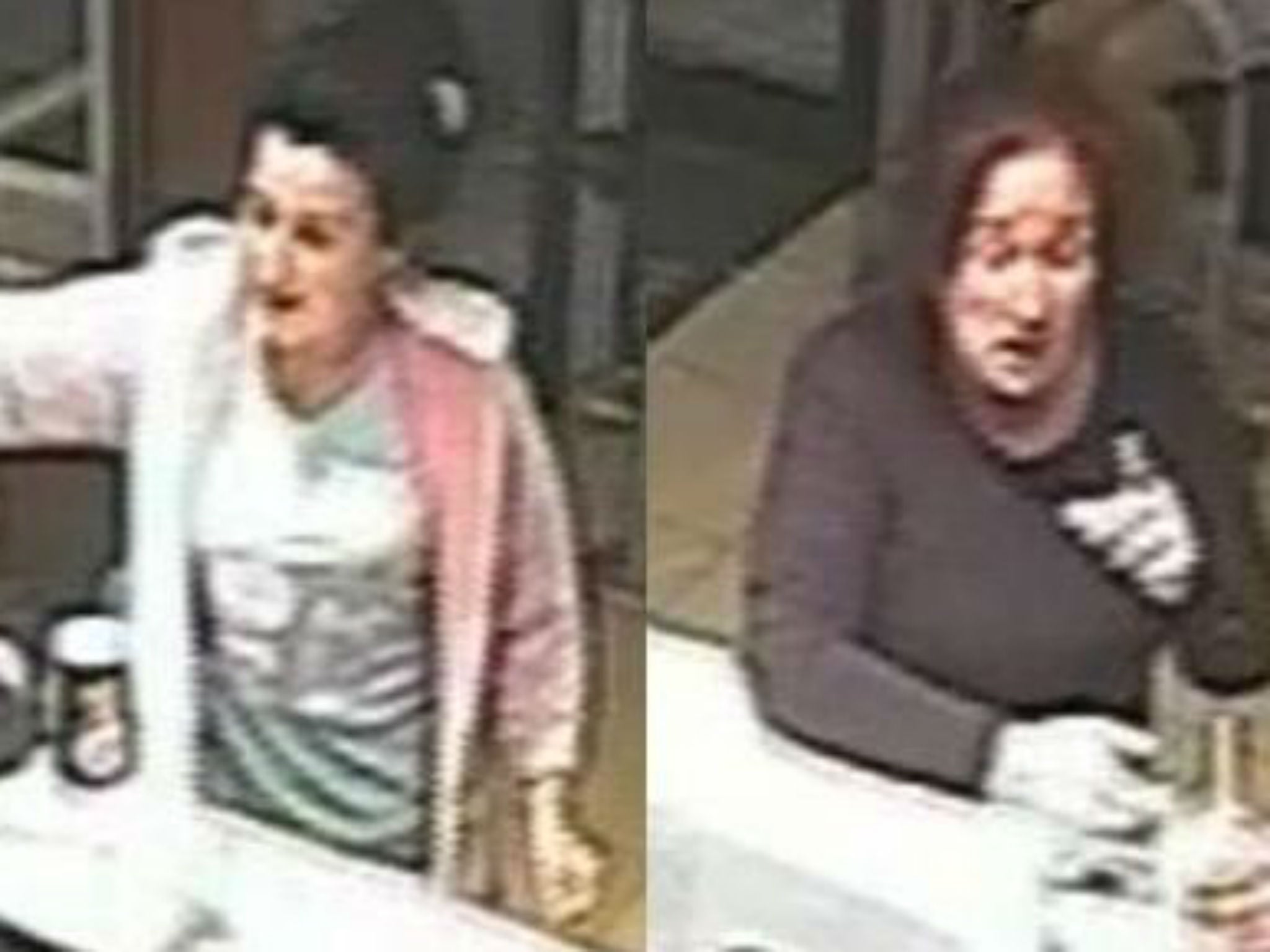 Officers want to speak to these two women after a teenage girl was racially abused and suffered a broken arm.