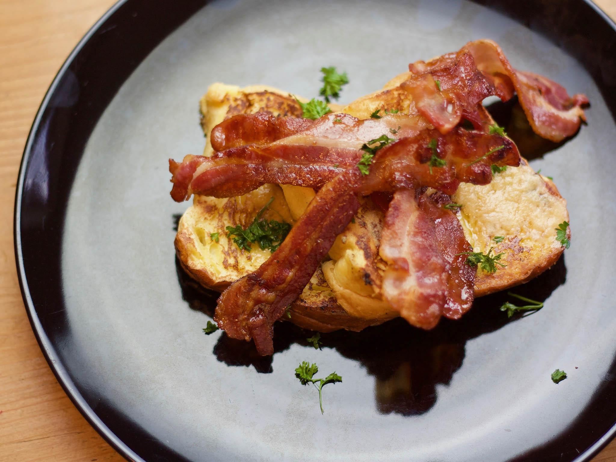 &#13;
The brioche French toast served with miso butter is sweet, yet incredibly moreish&#13;