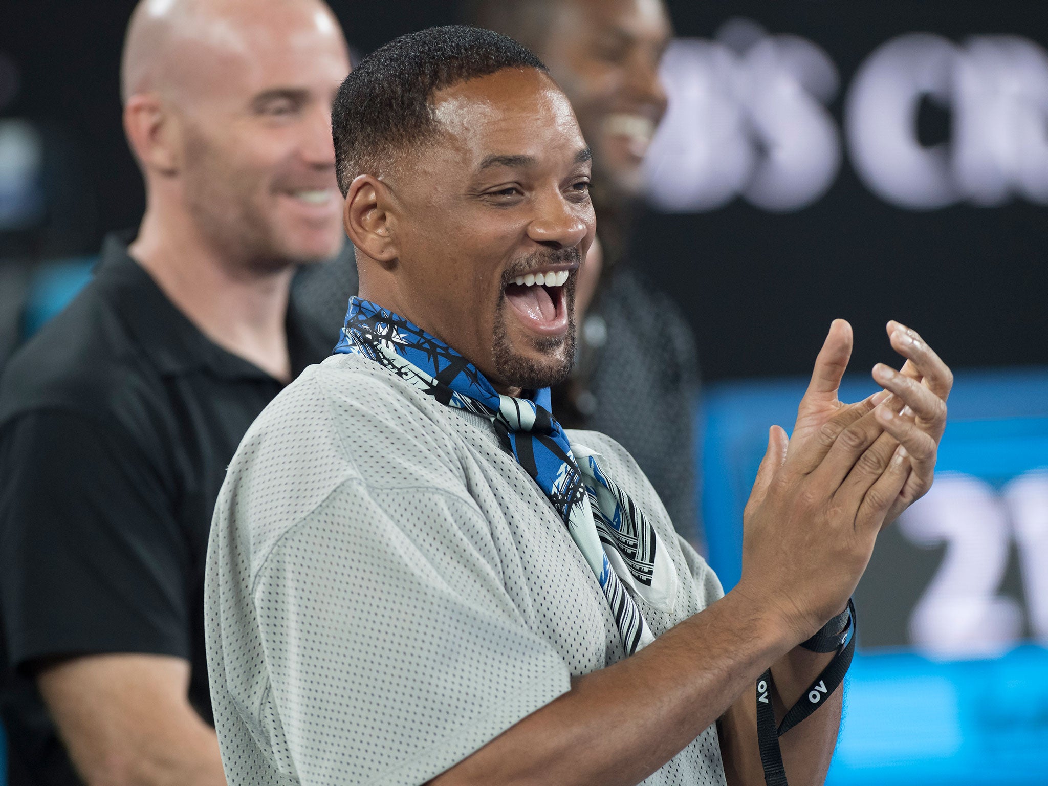 Kyrgios said he felt particularly nervous with Will Smith watching from the sidelines