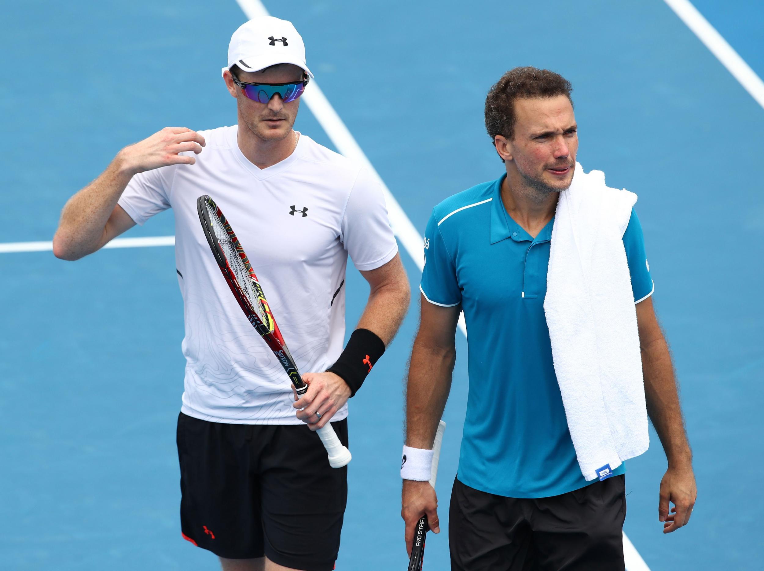 &#13;
Murray and partner Bruno Soares are out of the doubles &#13;