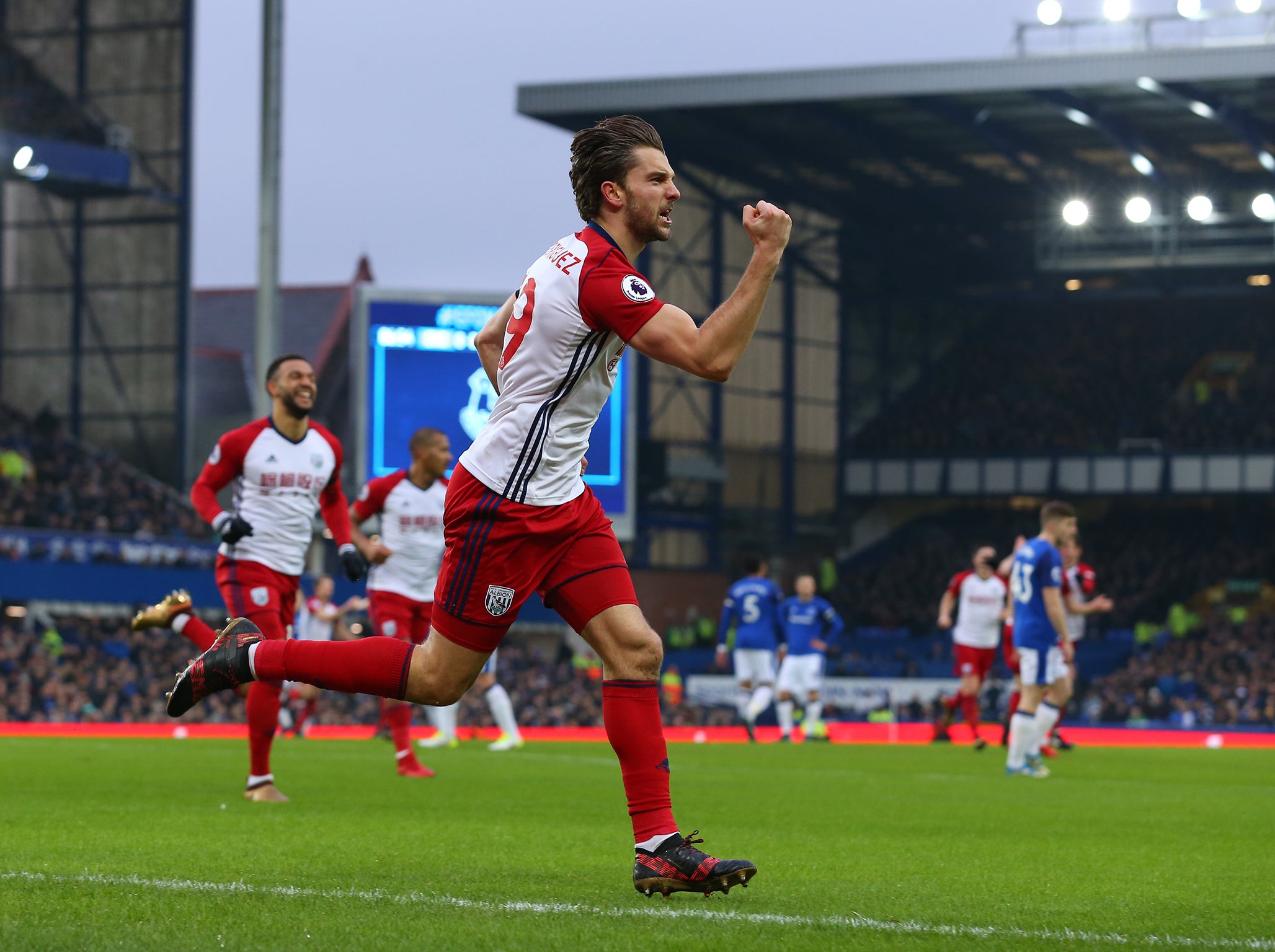 Jay Rodriguez gave West Brom the lead