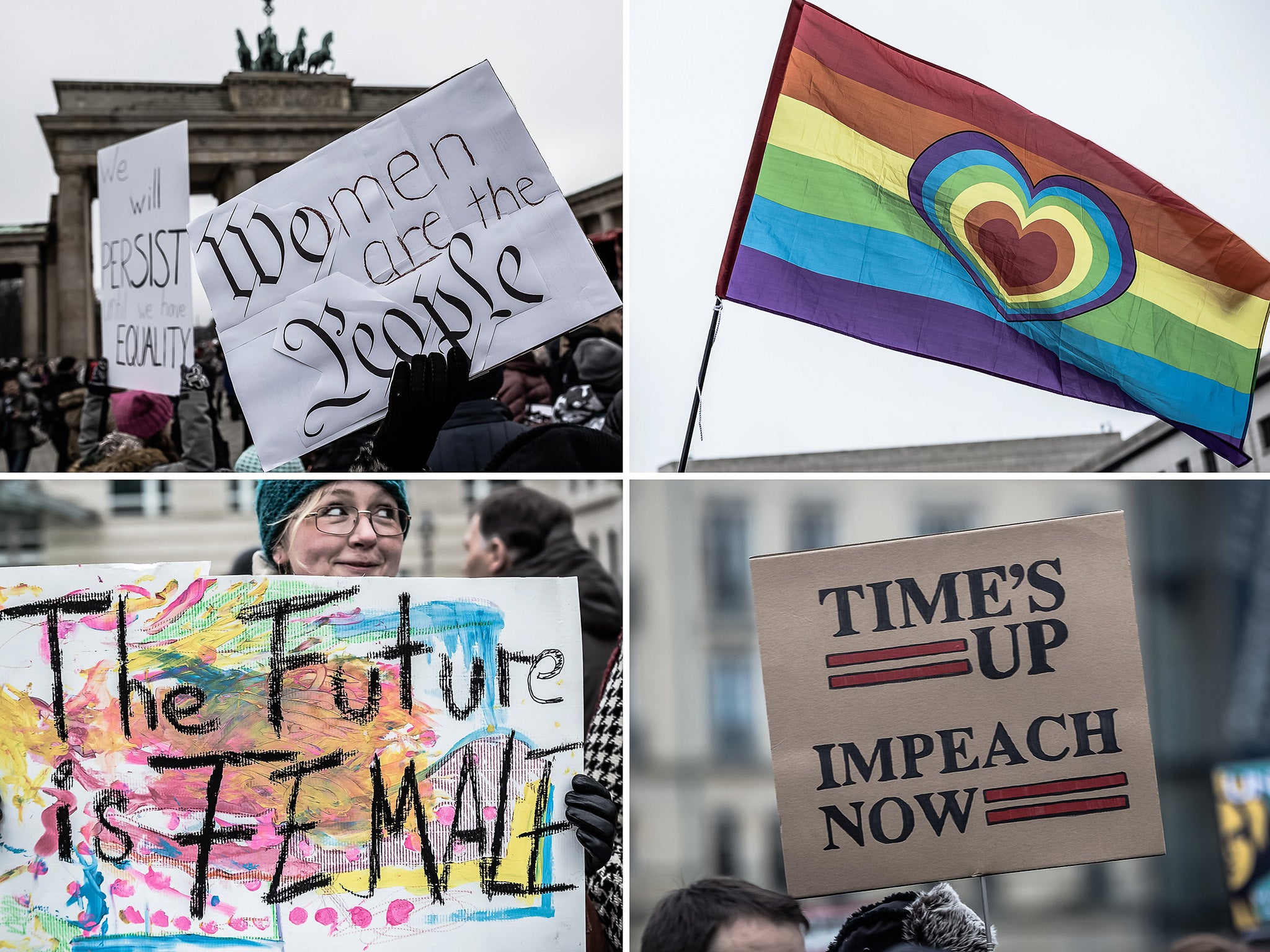 Women's March in Berlin.