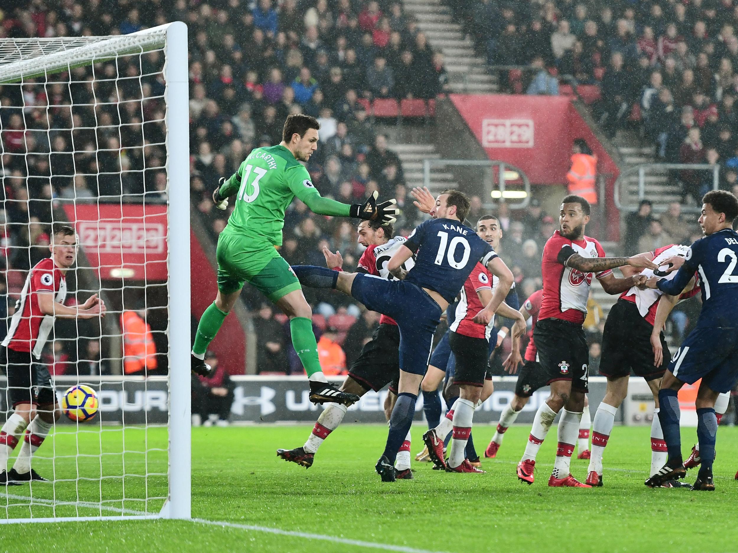 Kane scored his 99th Premier League goal