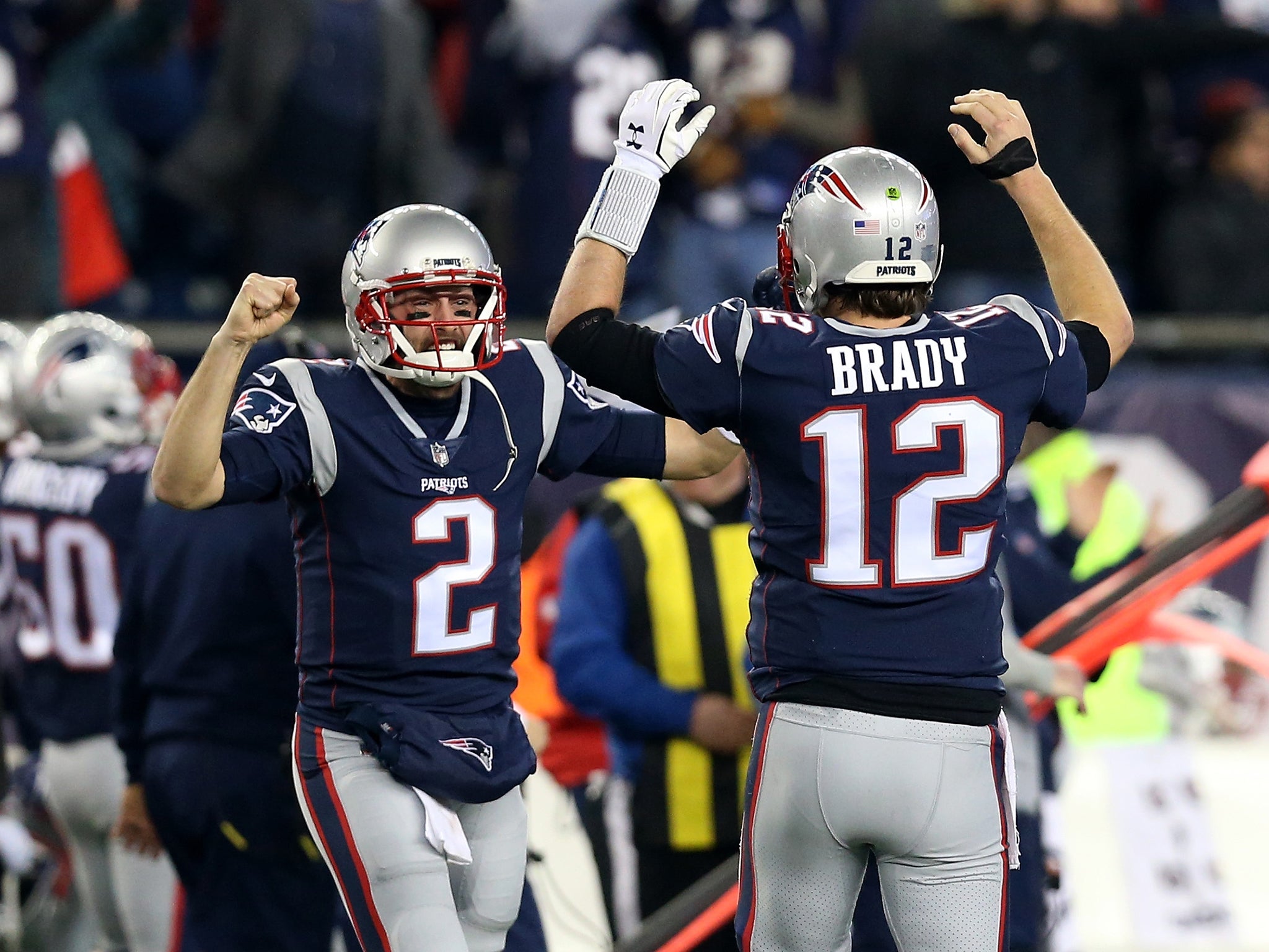 Brady threw two touchdown passes in the fourth quarter to overturn the scoreboard