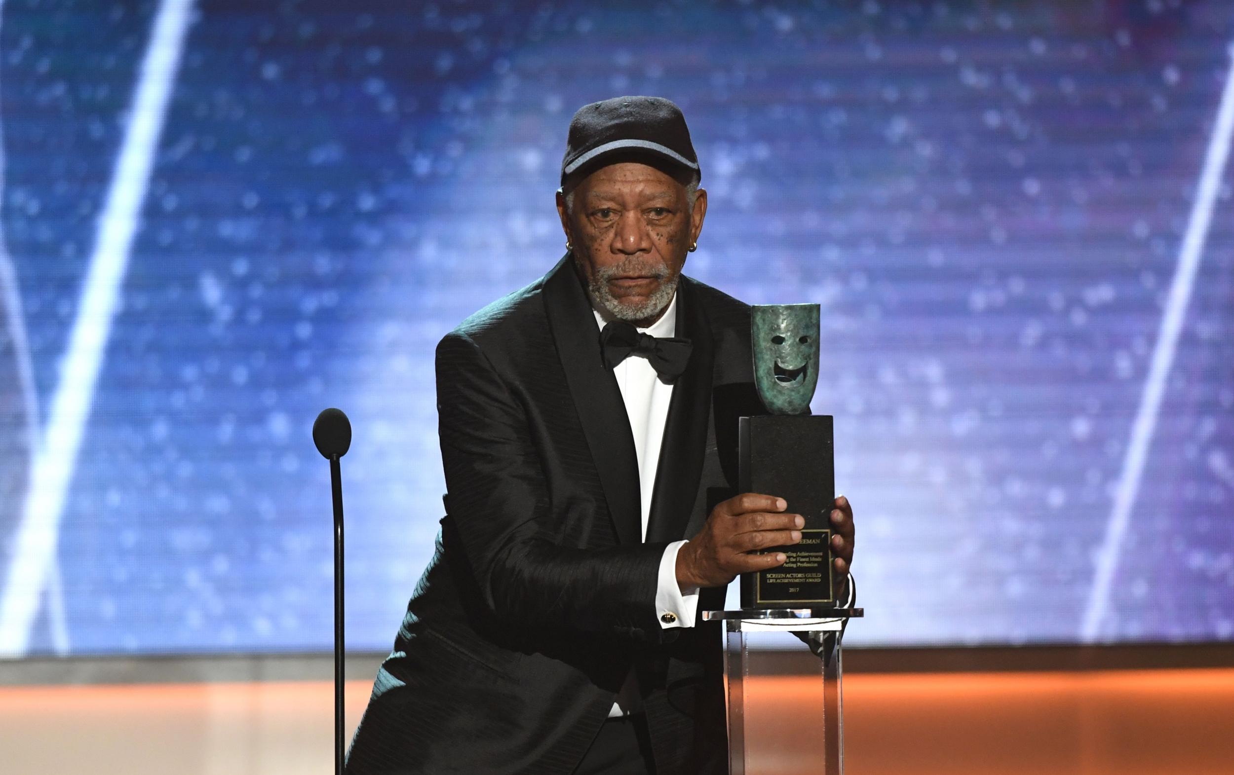 Freeman at the SAG awards