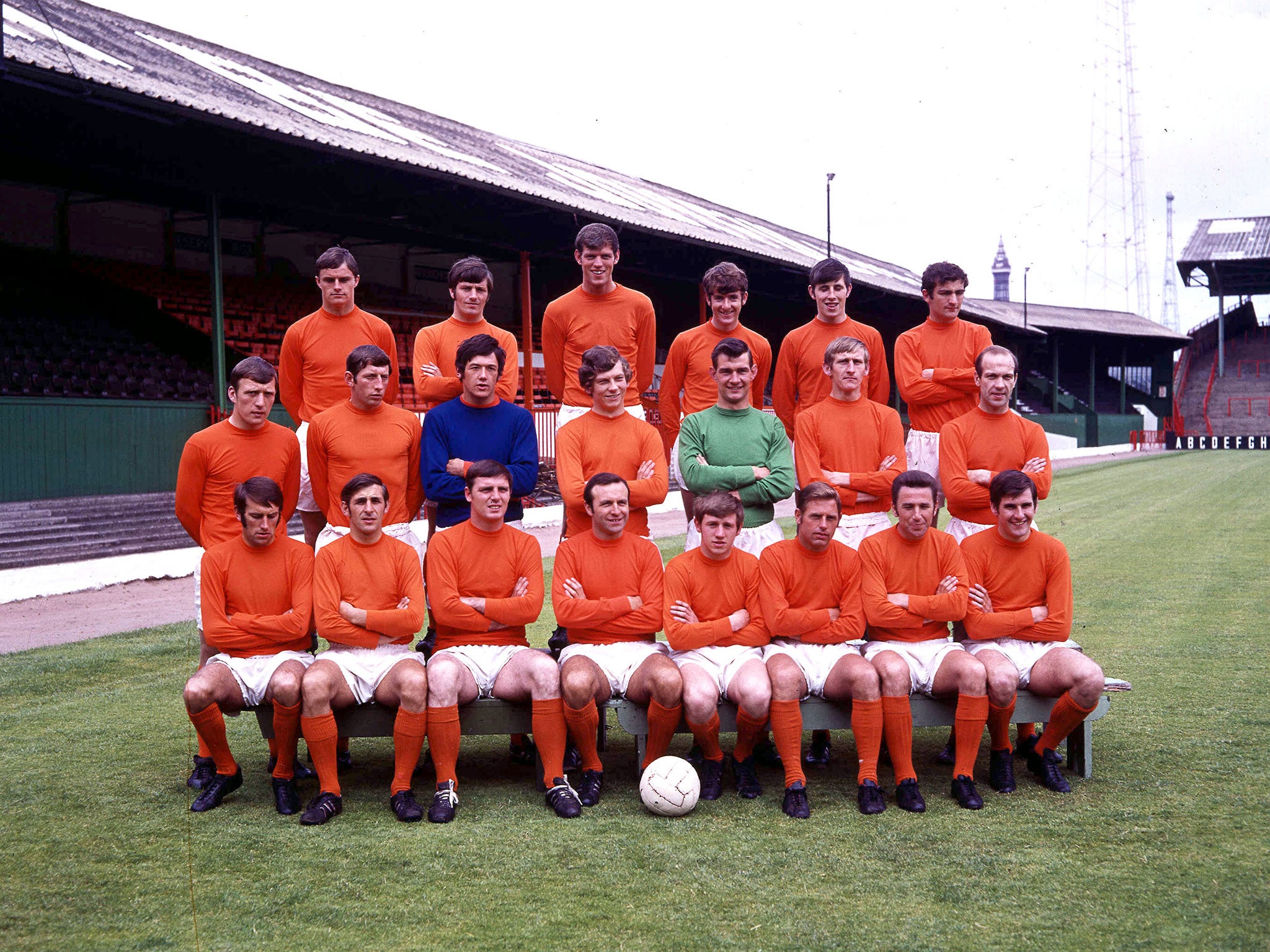 The Blackpool squad of 1969/70