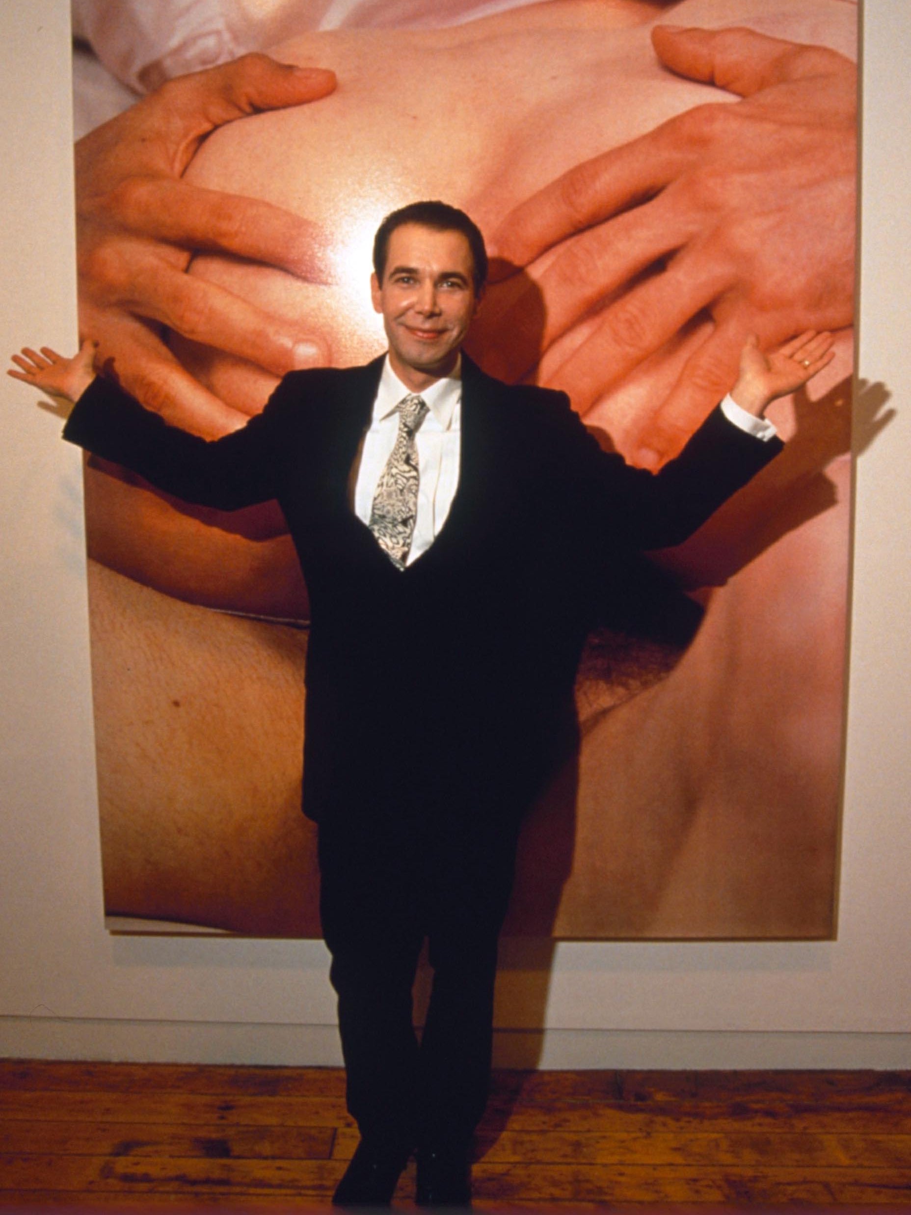 The artist says: ‘The important thing is to free myself. It is about being able to separate myself from Jeff Koons at this precise moment and from the limitations of this moment’