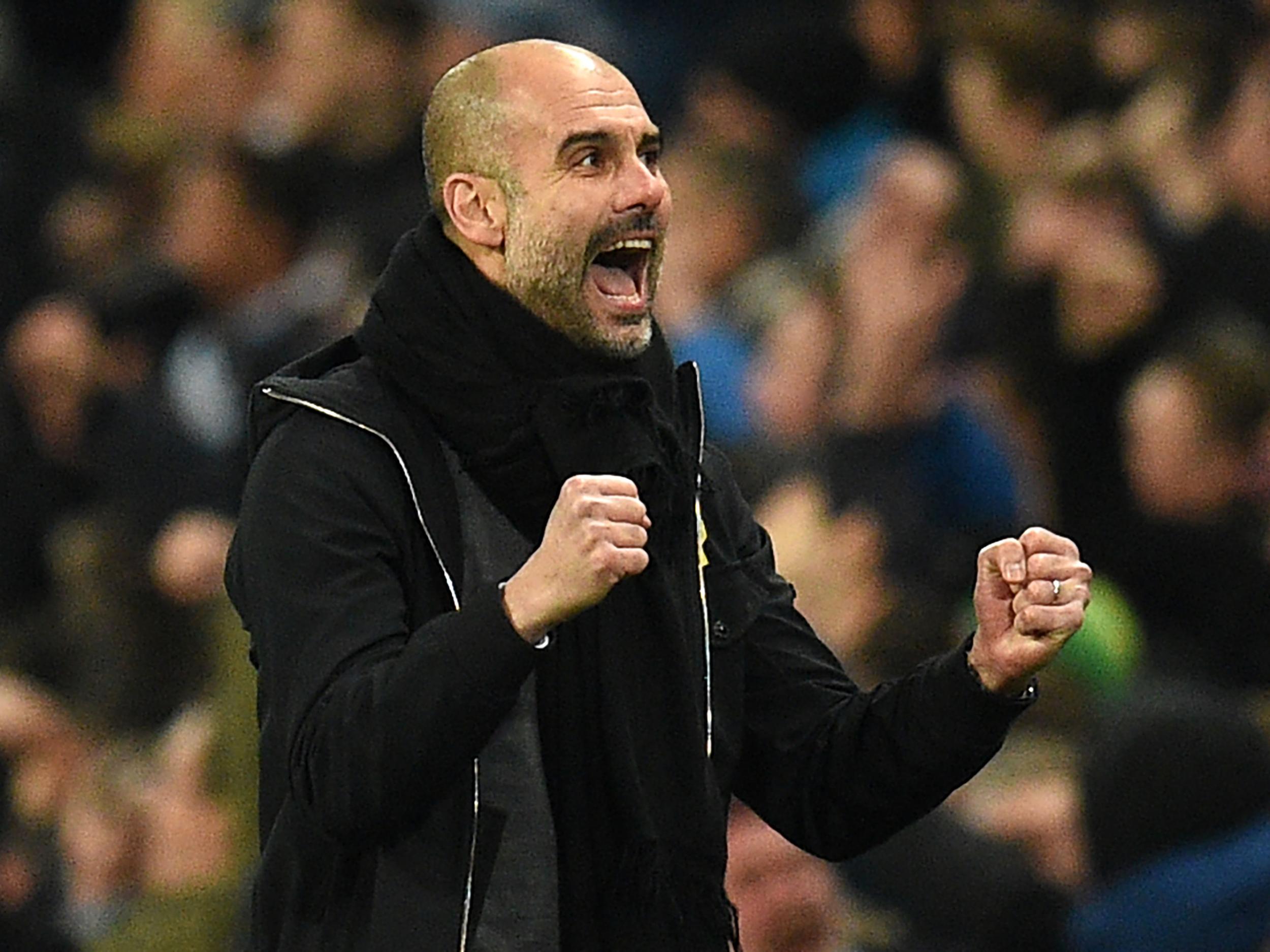 Pep Guardiola has largely played down talk of a quadruple so far