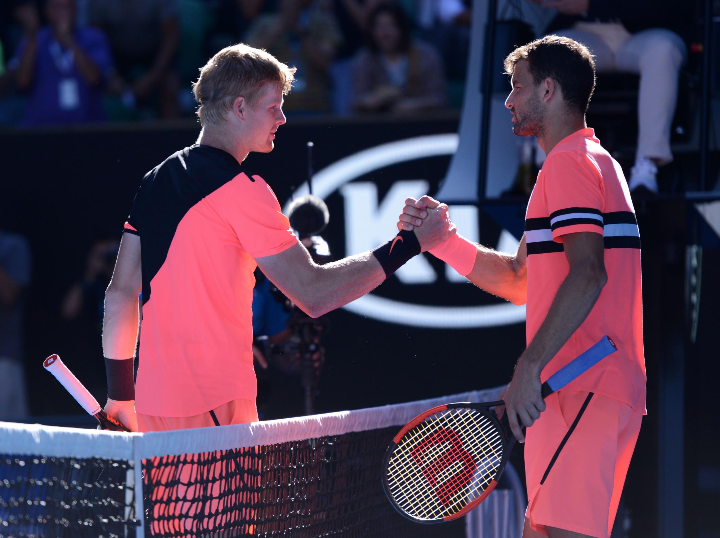 Edmund stunned Dimitrov in the last eight