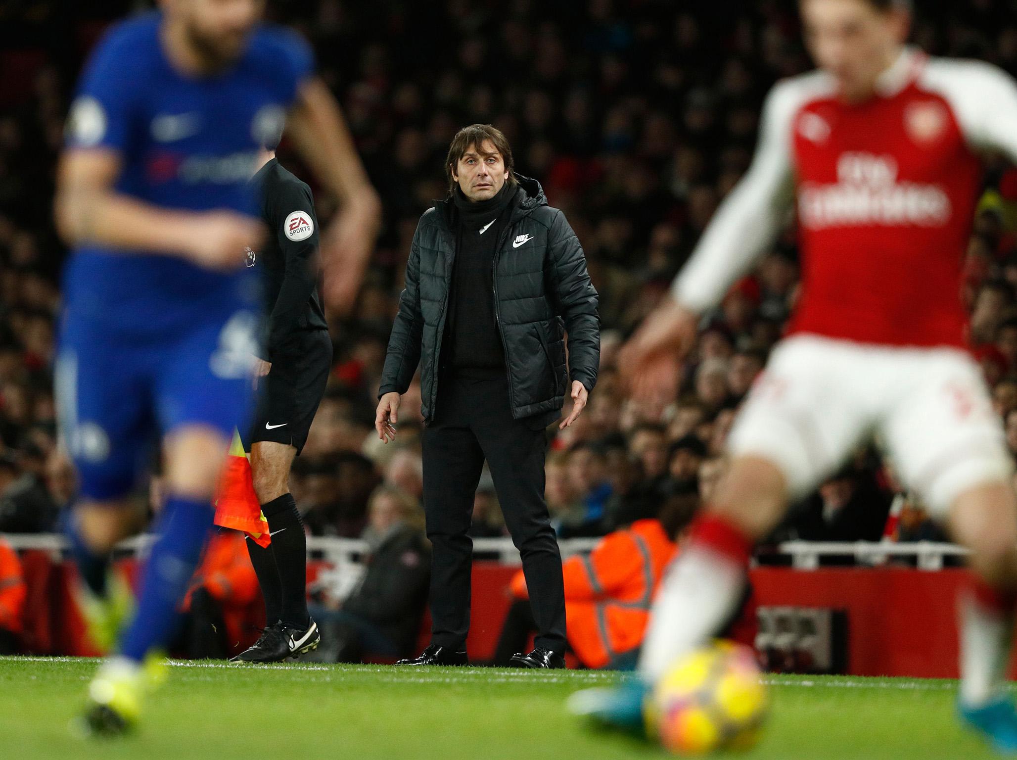 Antonio Conte has struggled against Arsene Wenger since taking over Chelsea