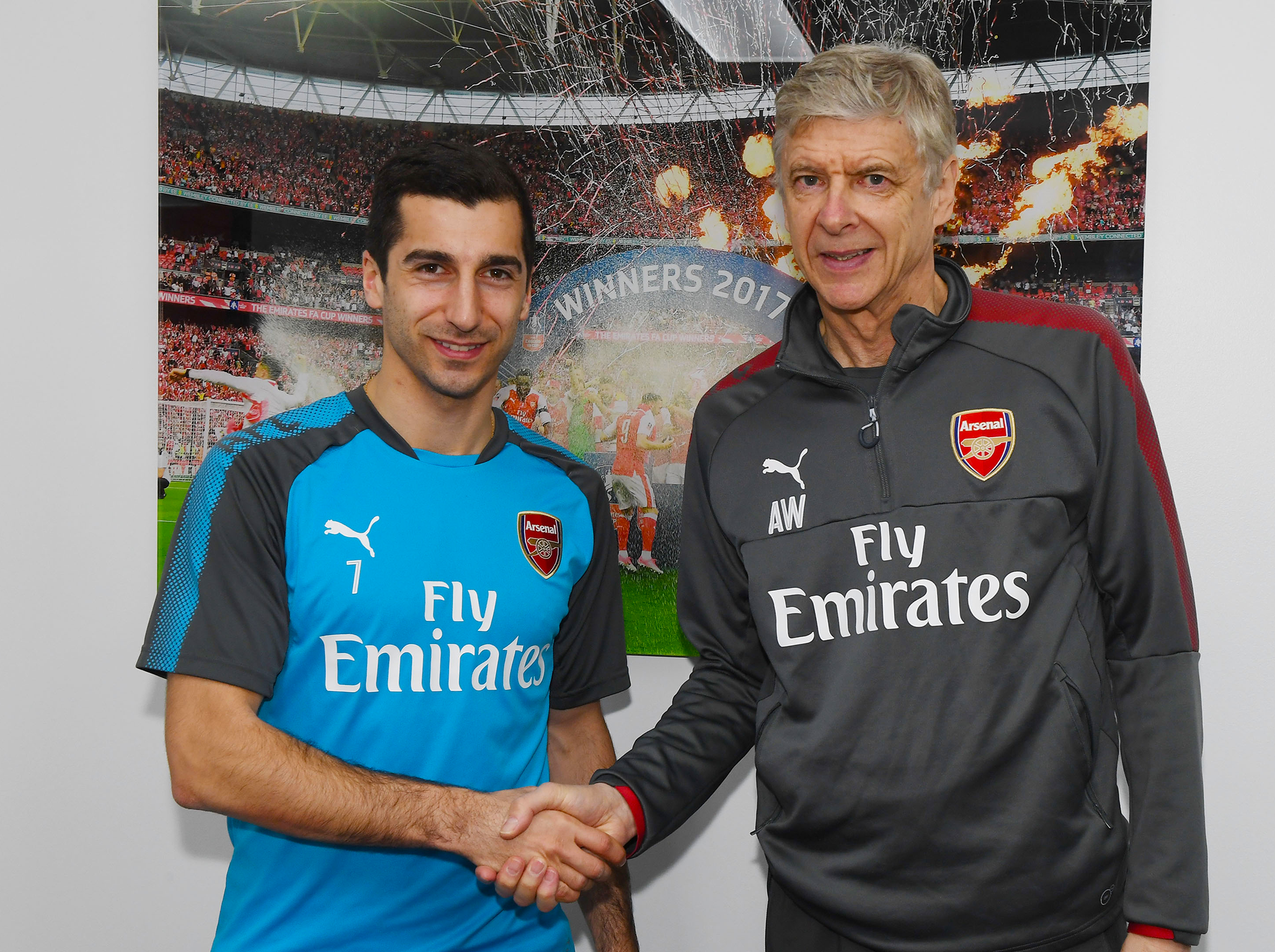 Arsene Wenger welcomes Henrikh Mkhitaryan to Arsenal