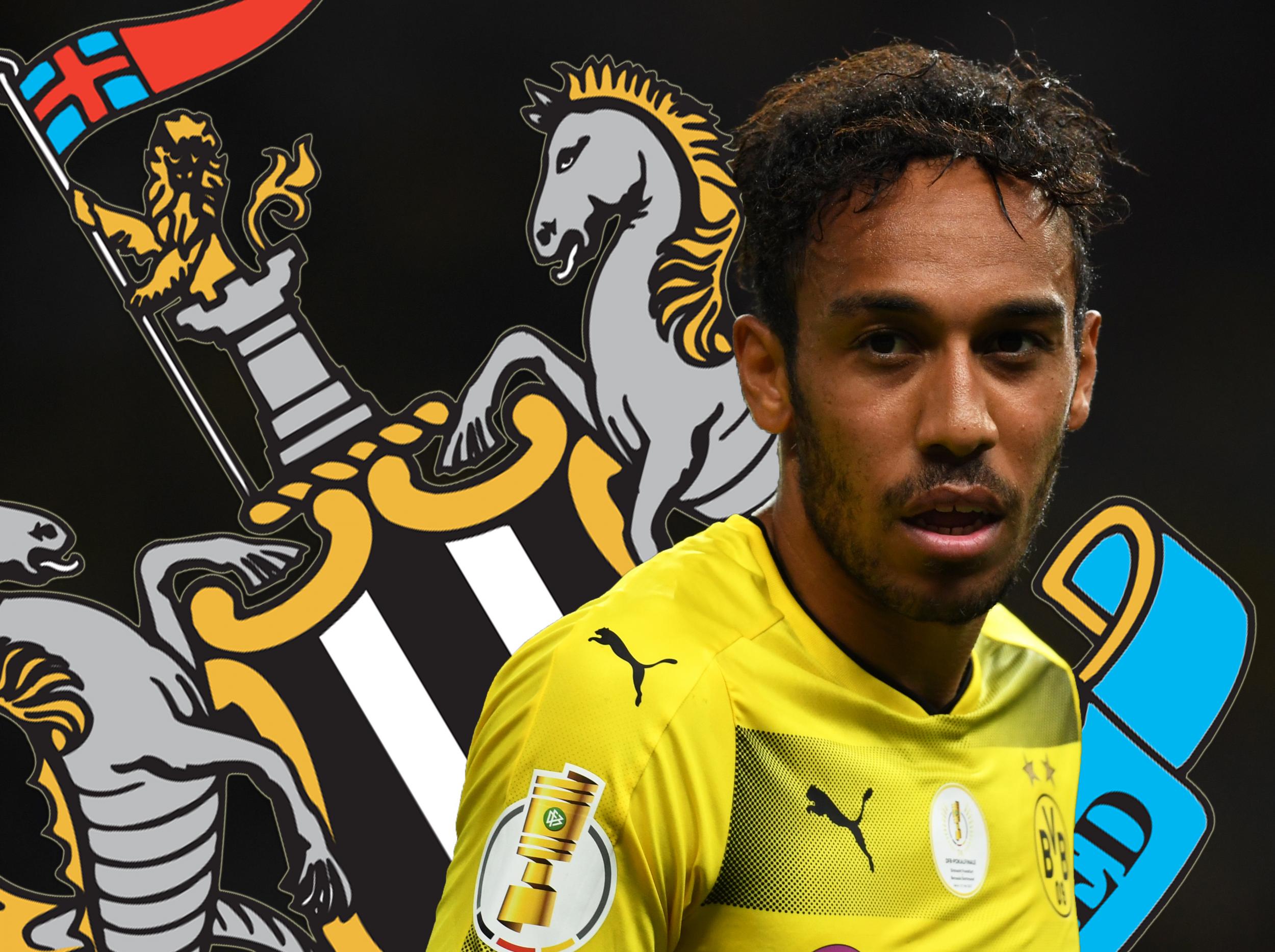 Aubameyang was full of praise for Newcastle in 2013