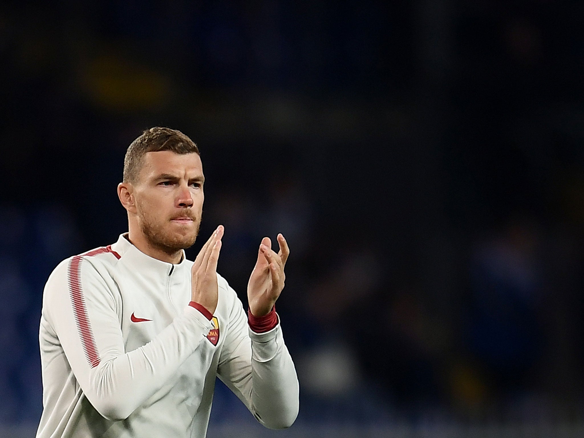 Edin Dzeko remains a Roma player - for now