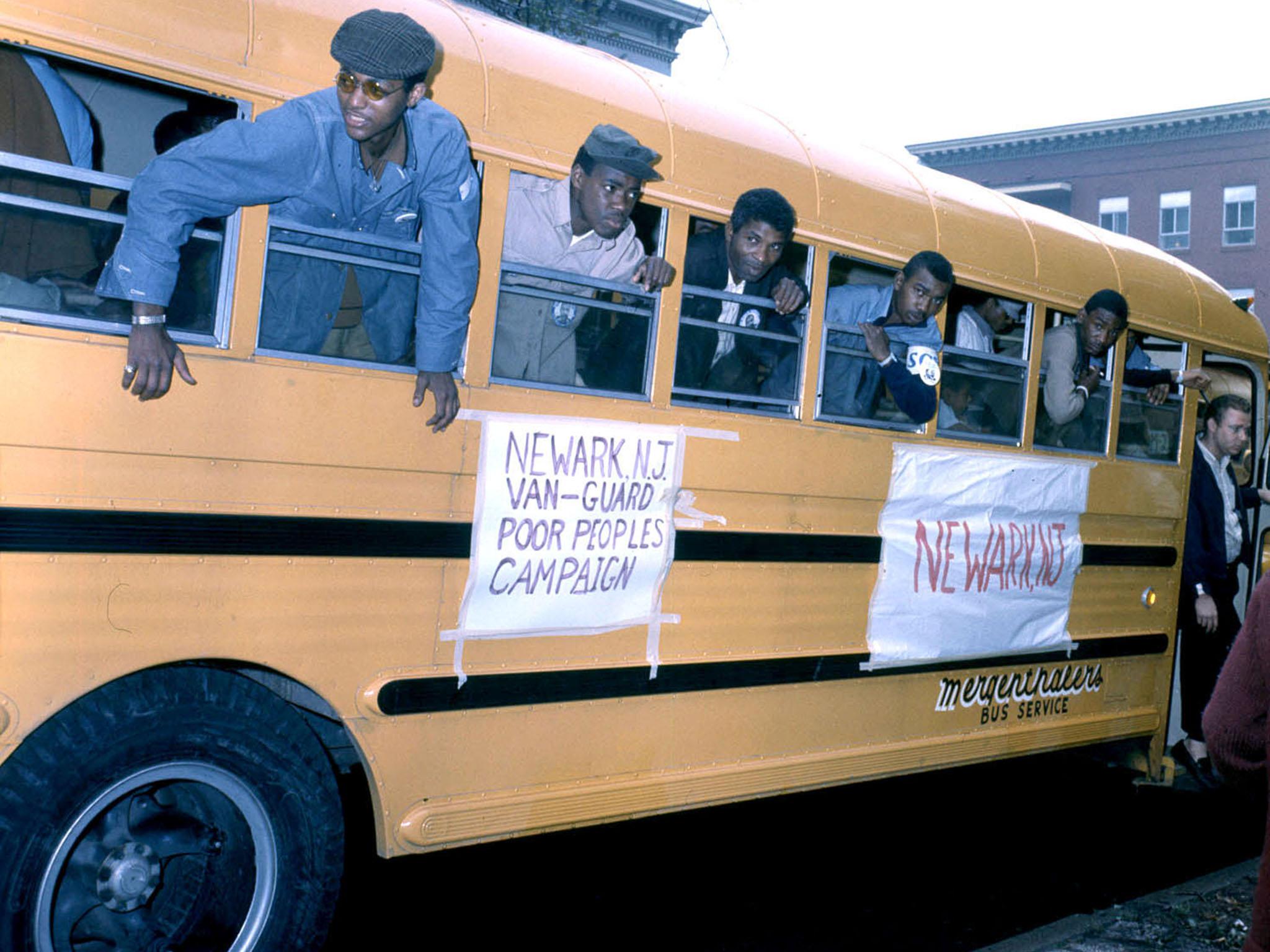 The non-violent show of civil disobedience went ahead despite King's assassination in April 1968