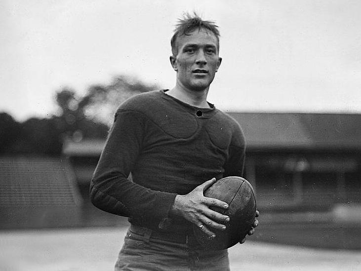 Wilder Penfield playing American football at Princeton in 1913