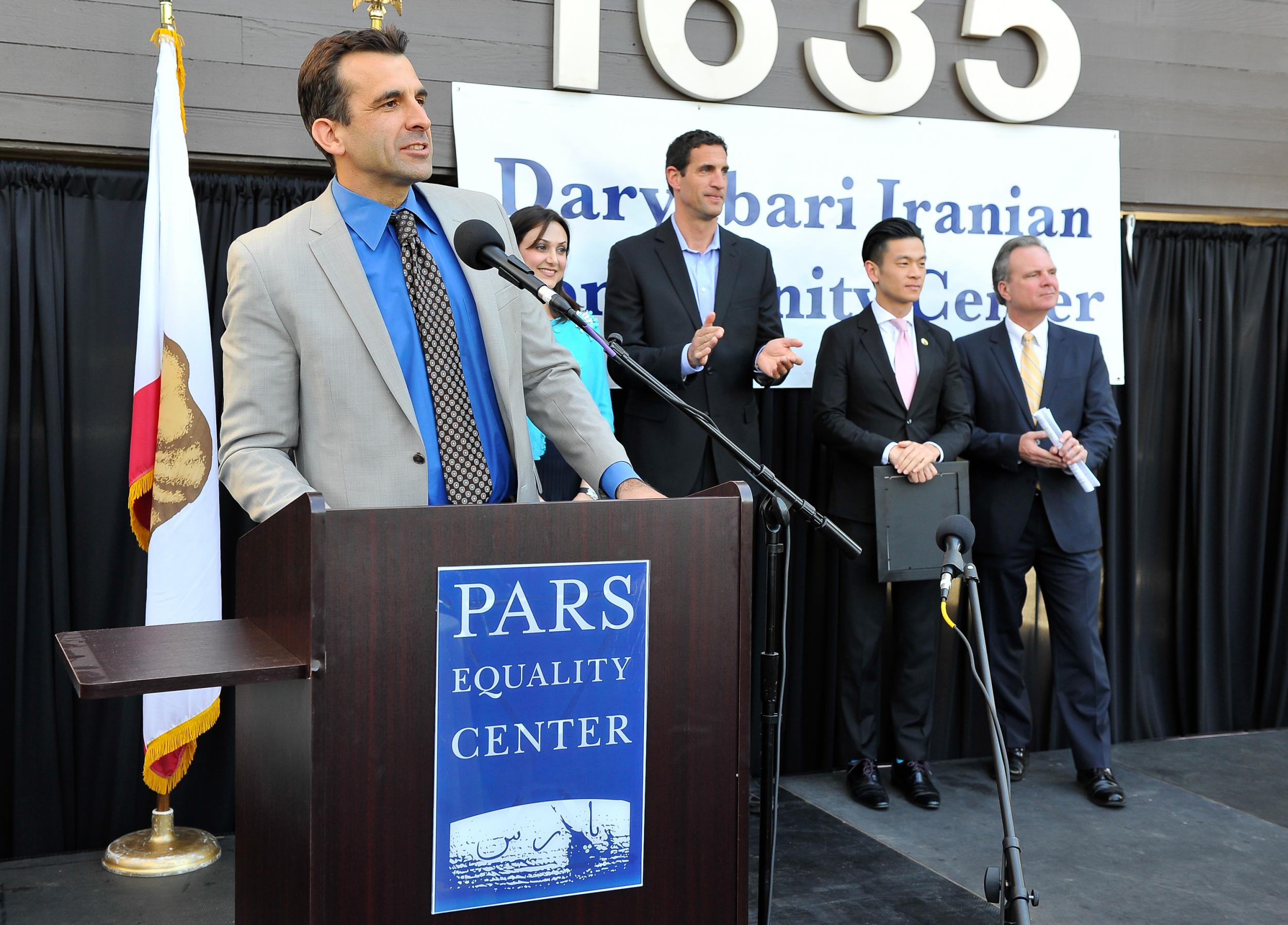 Mr Liccardo pictured at an event in San Jose, California