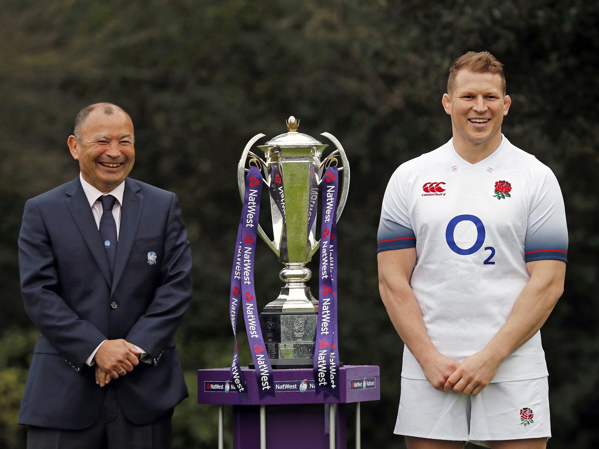 Eddie Jones and Dylan Hartley are looking to win the Six Nations for a third consecutive time with England