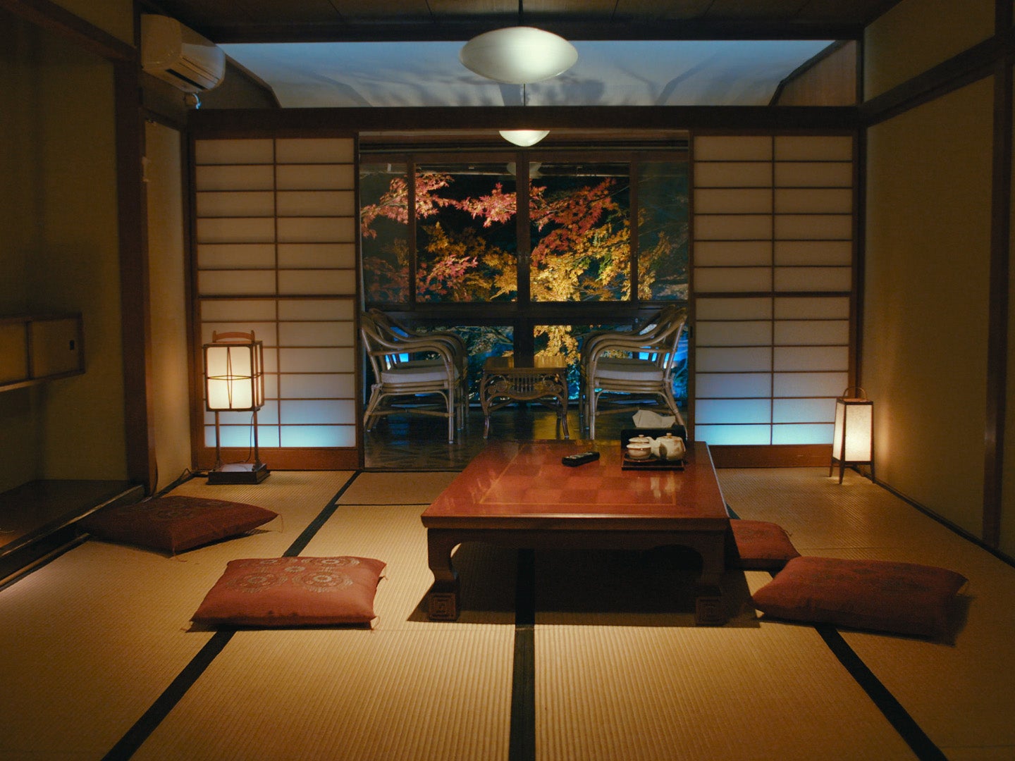 A typical room at the ProPILOT Park Ryokan