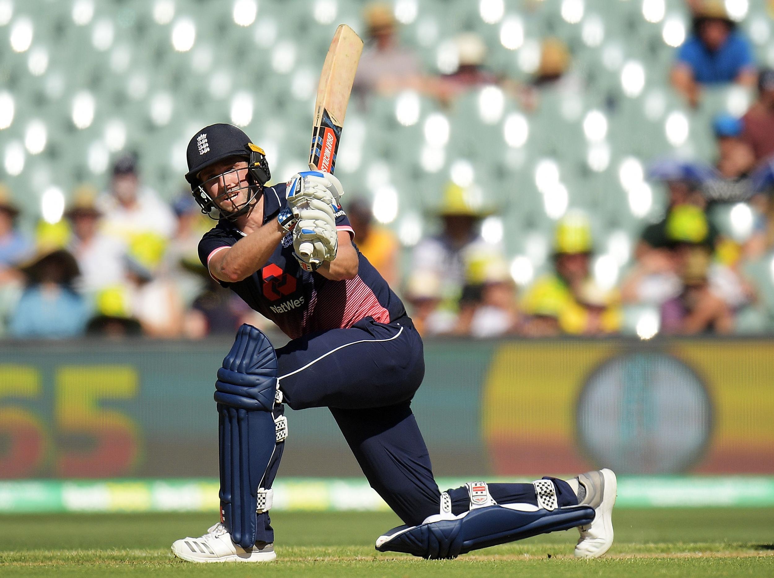 Woakes' lower order striking helped England to a defendable score