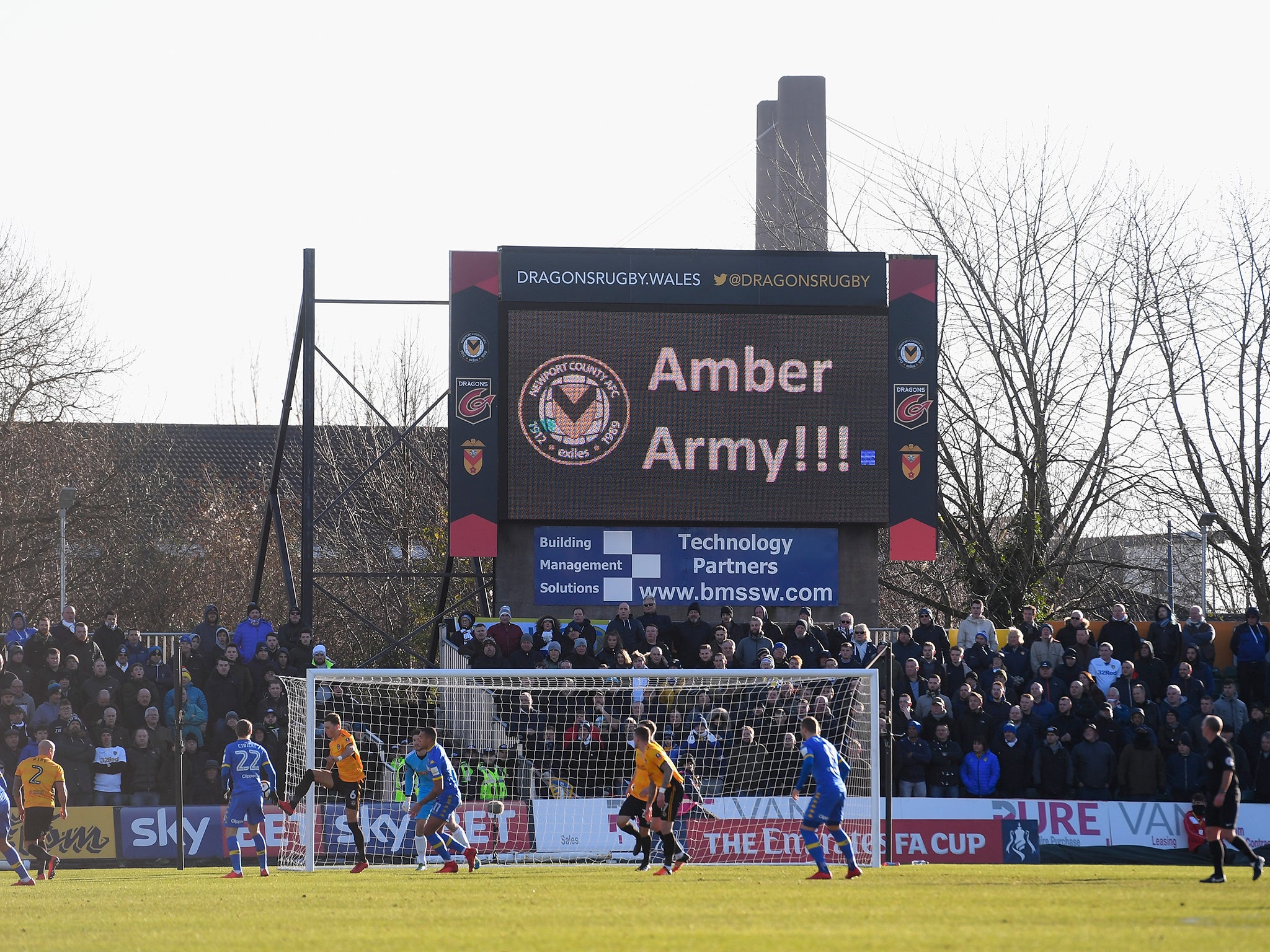 The FA Cup fourth round clash will be the biggest game to be staged at Rodney Parade