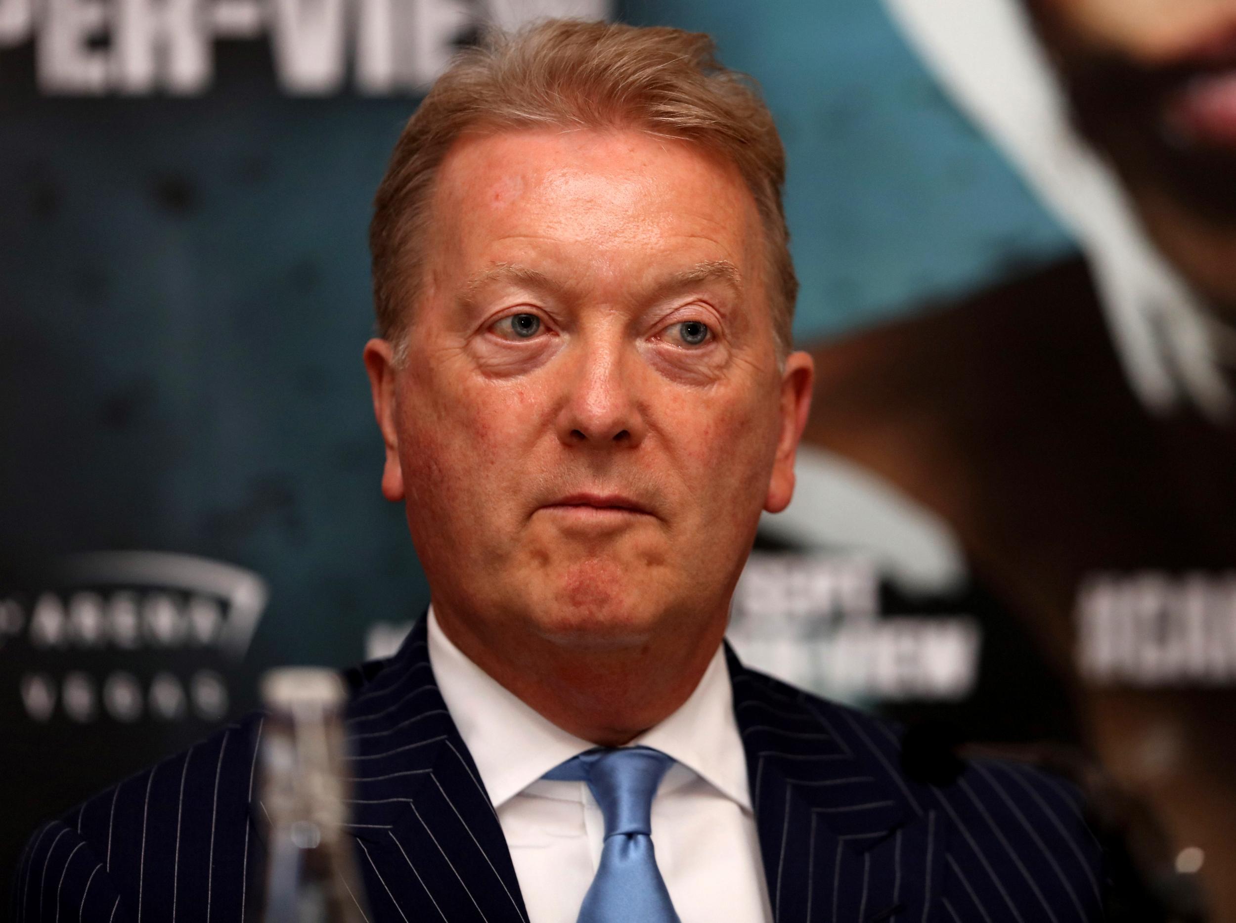 Frank Warren thinks a 50/50 split is fair