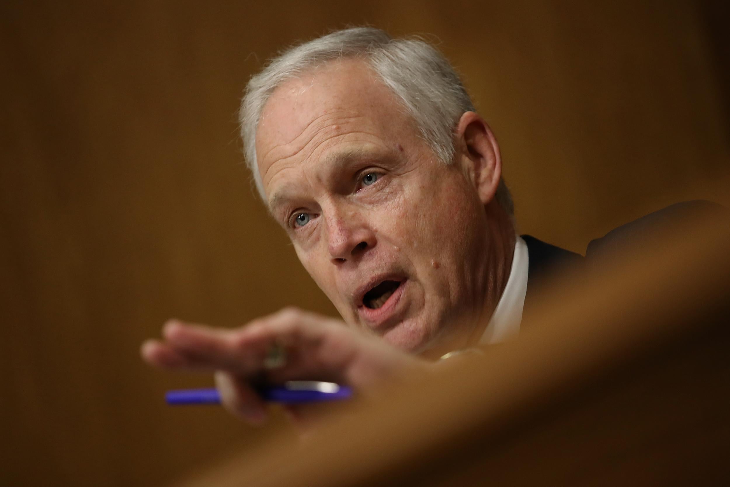 Senator Ron Johnson raised the possibility of a secret society inside the FBI