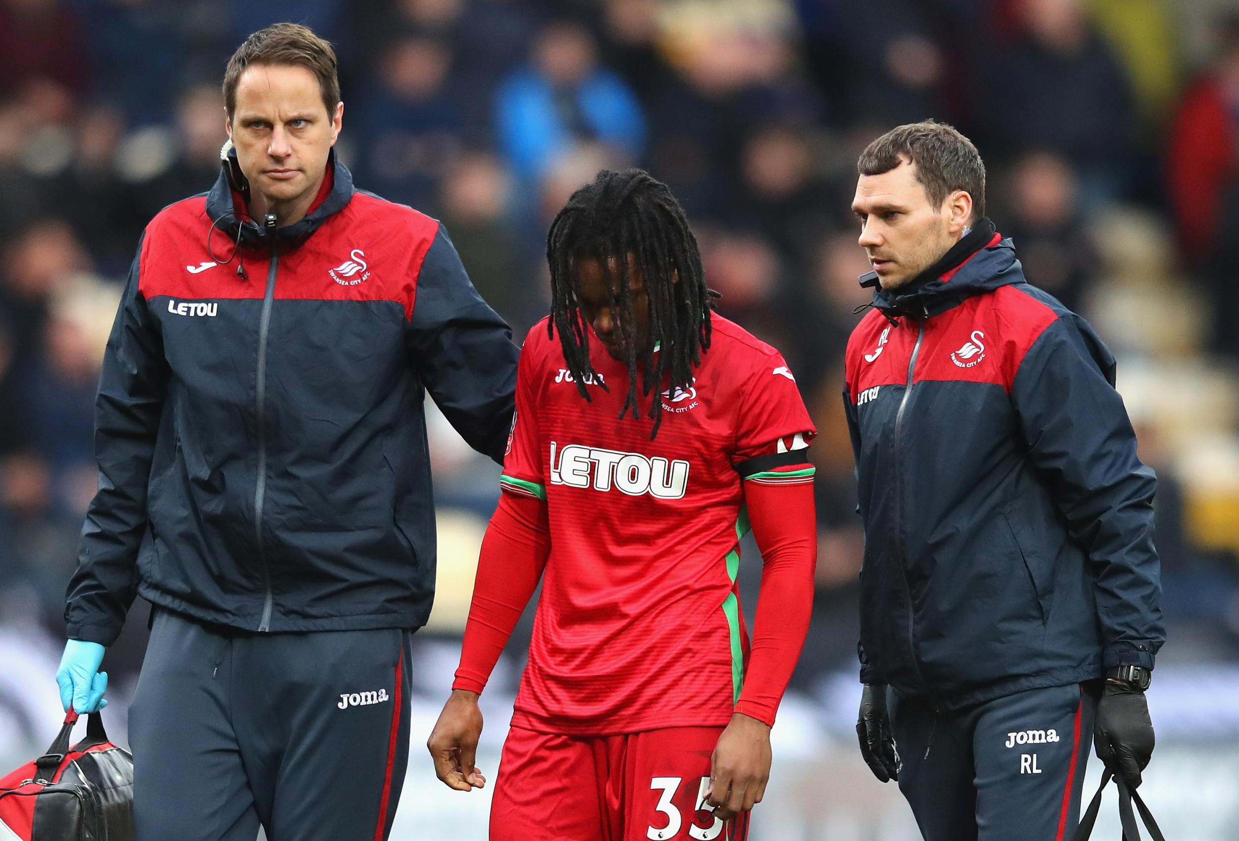 Sanches was forced off through injury