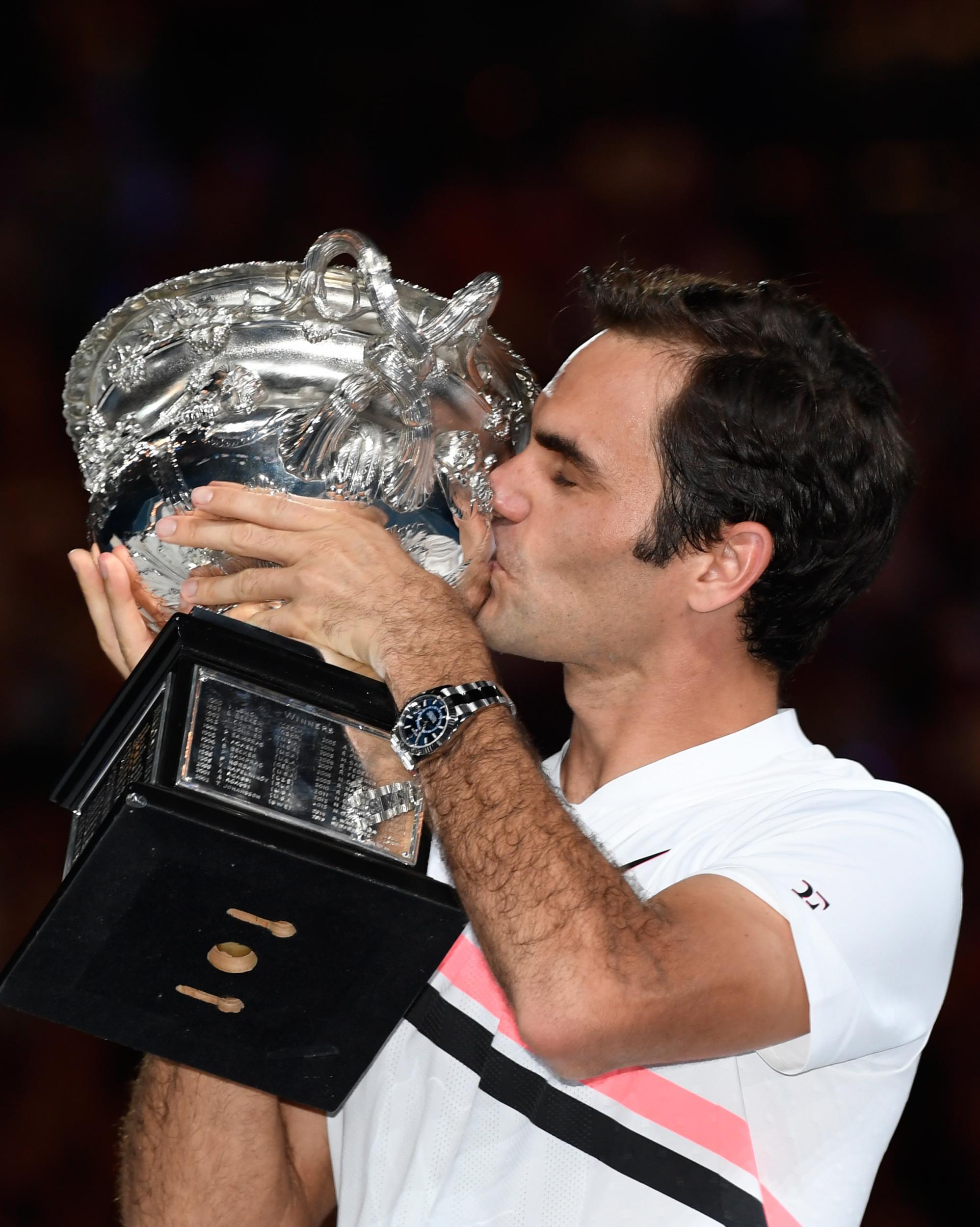 It was Federer's sixth Australian Open title