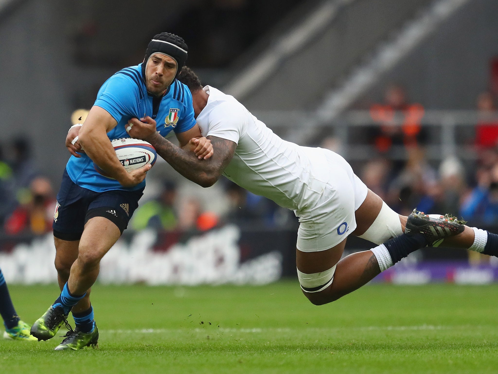 Edoardo Gori caused England multiple problems in the Six Nations last season